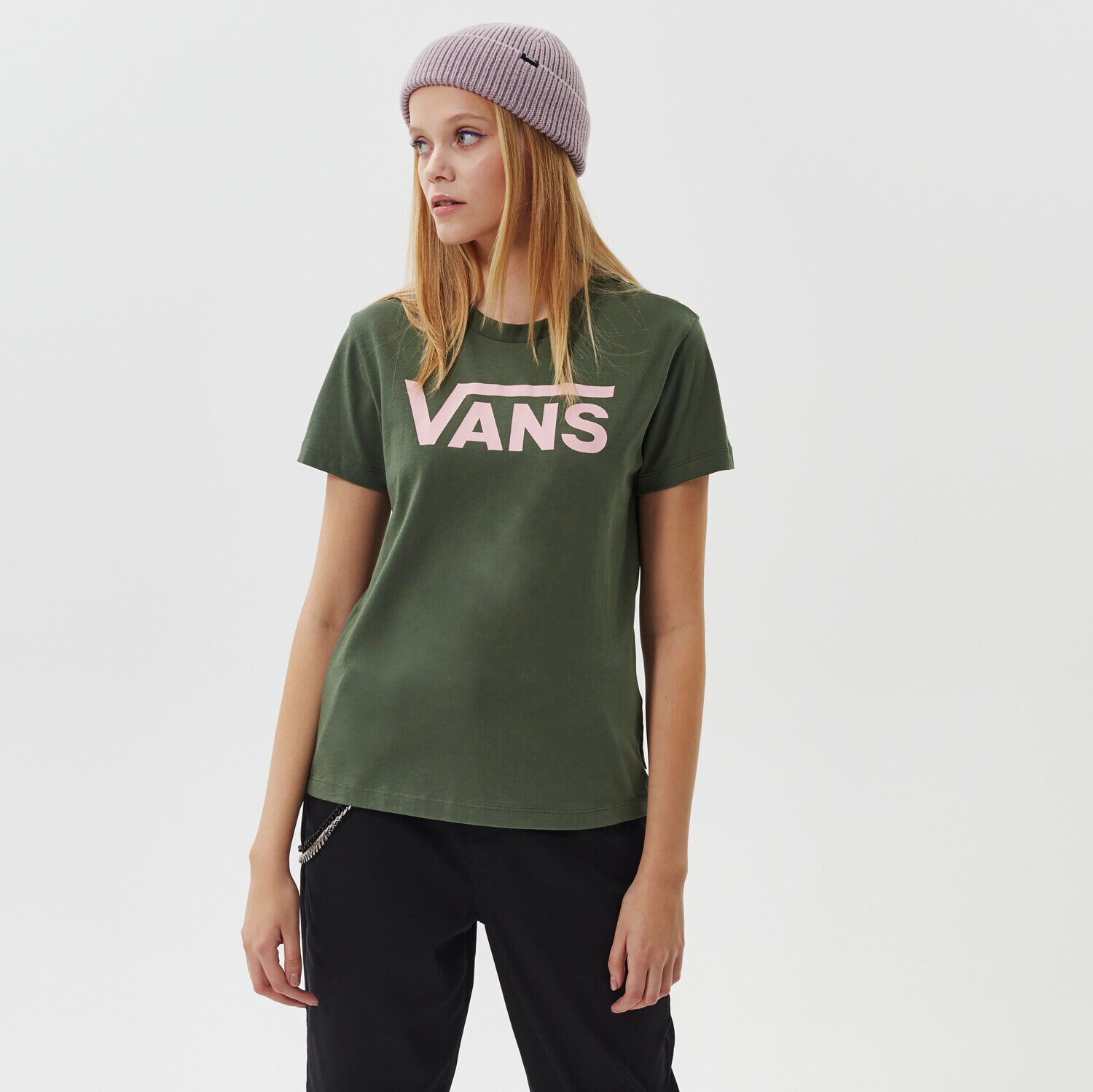 Femei tricou VANS TRICOU FLYING V CREW TEE VN0A3UP47WJ1 Verde