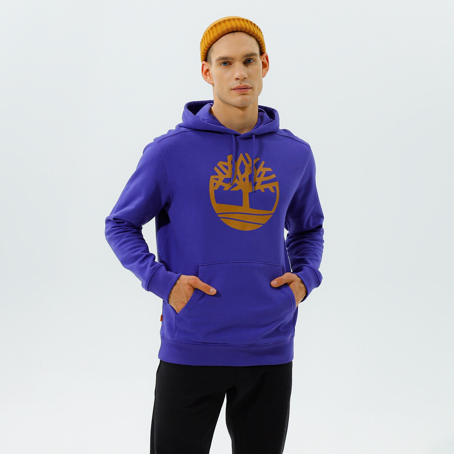 Bărbați bluză TIMBERLAND BLUZĂ CU GLUGĂ YC CORE TREE LOGO PULL OVER HOODIE TB0A2BJHCC61 Violet