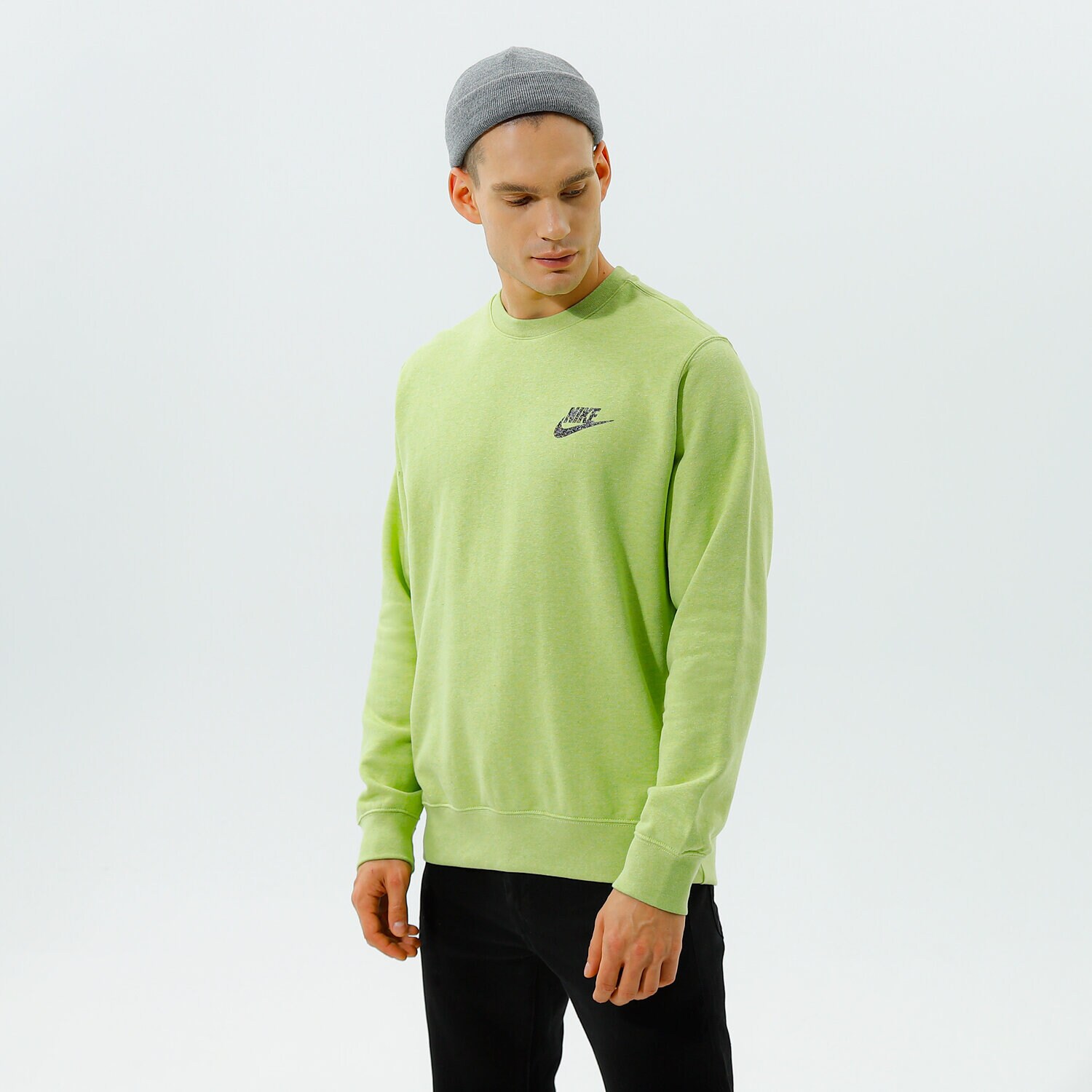 Bărbați bluză NIKE BLUZĂ M NSW SPE+ SB CRW REVIVAL DD7045-736 Galben