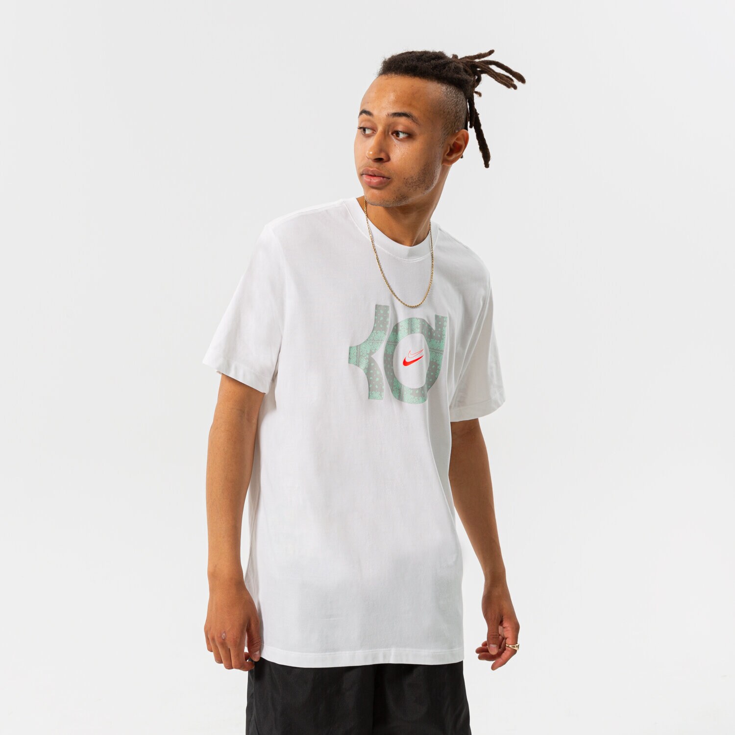 Bărbați tricou NIKE TRICOU KD M NK DF TEE LOGO NBA DQ1874-100 Alb