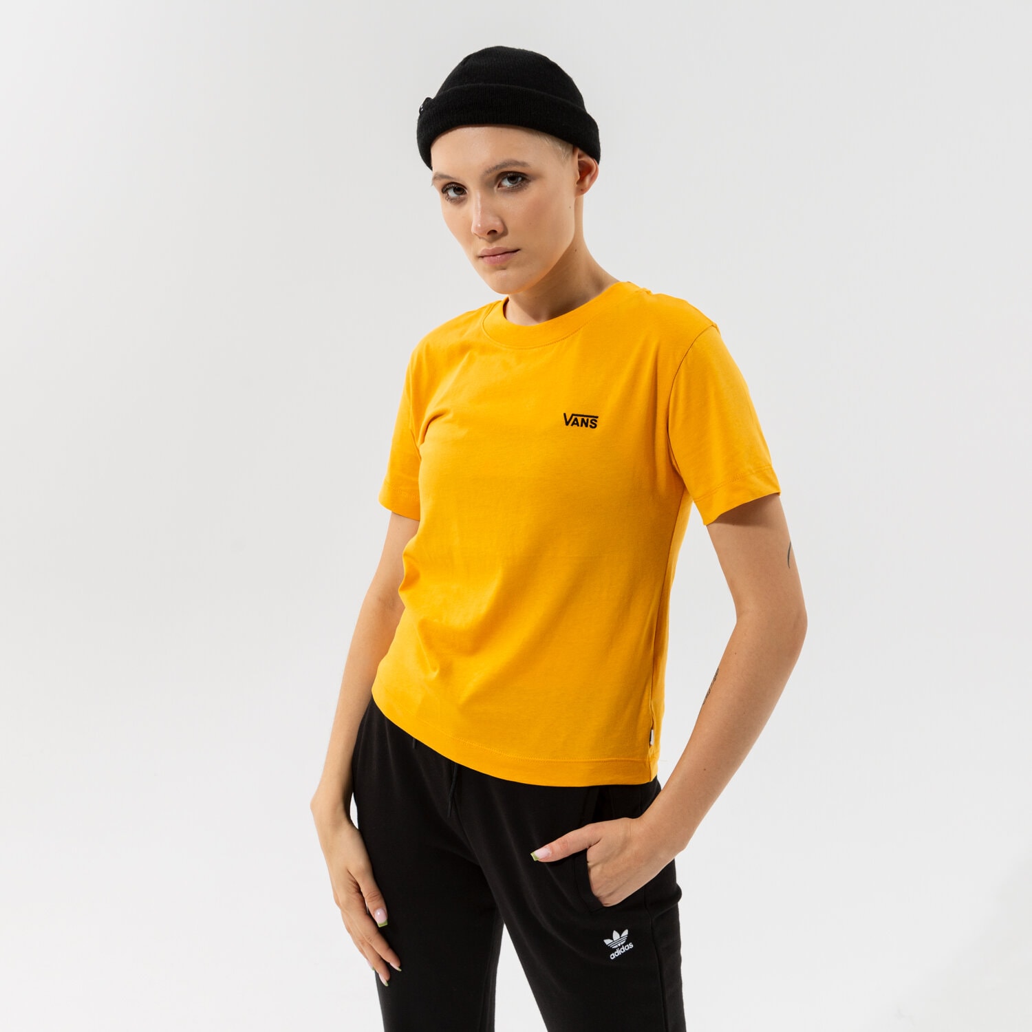 Femei tricou VANS TRICOU JUNIOR V BOXY VN0A4MFLLSV1 Galben