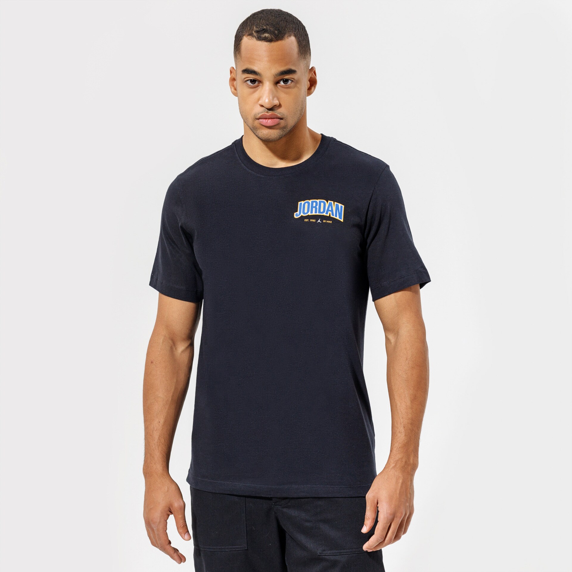 Bărbați tricou JORDAN TRICOU M J JMPMN GFX SS CREW DM3217-010 Negru