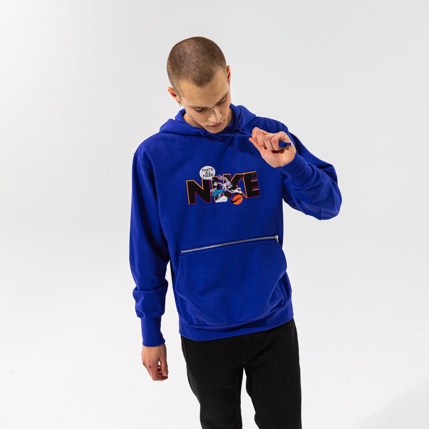 Bărbați bluză NIKE BLUZĂ CU GLUGĂ M NK DF STD ISS HOODIE PO TS NBA DJ3889-471 Bleumarin