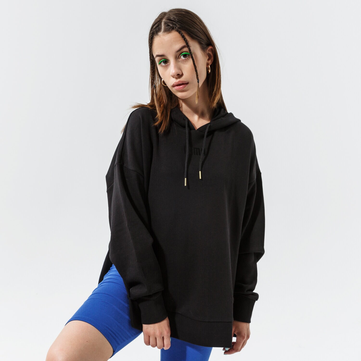 Femei bluză PUMA BLUZĂ CU GLUGĂ HER HOODIE TR - PUMA BLACK 58951901 Negru