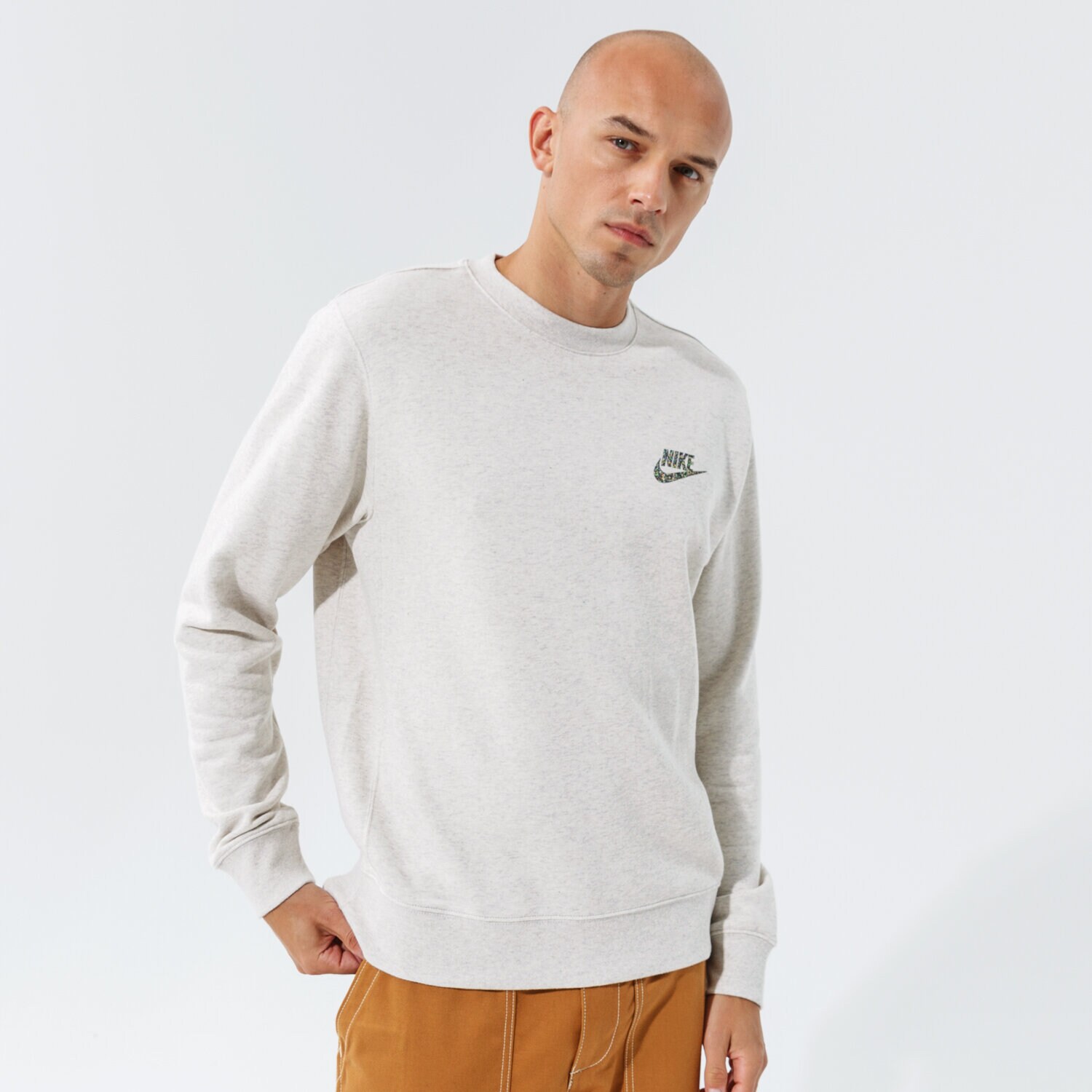Bărbați bluză NIKE BLUZĂ M NSW SPE+ SB CRW REVIVAL DD7045-072 Bej