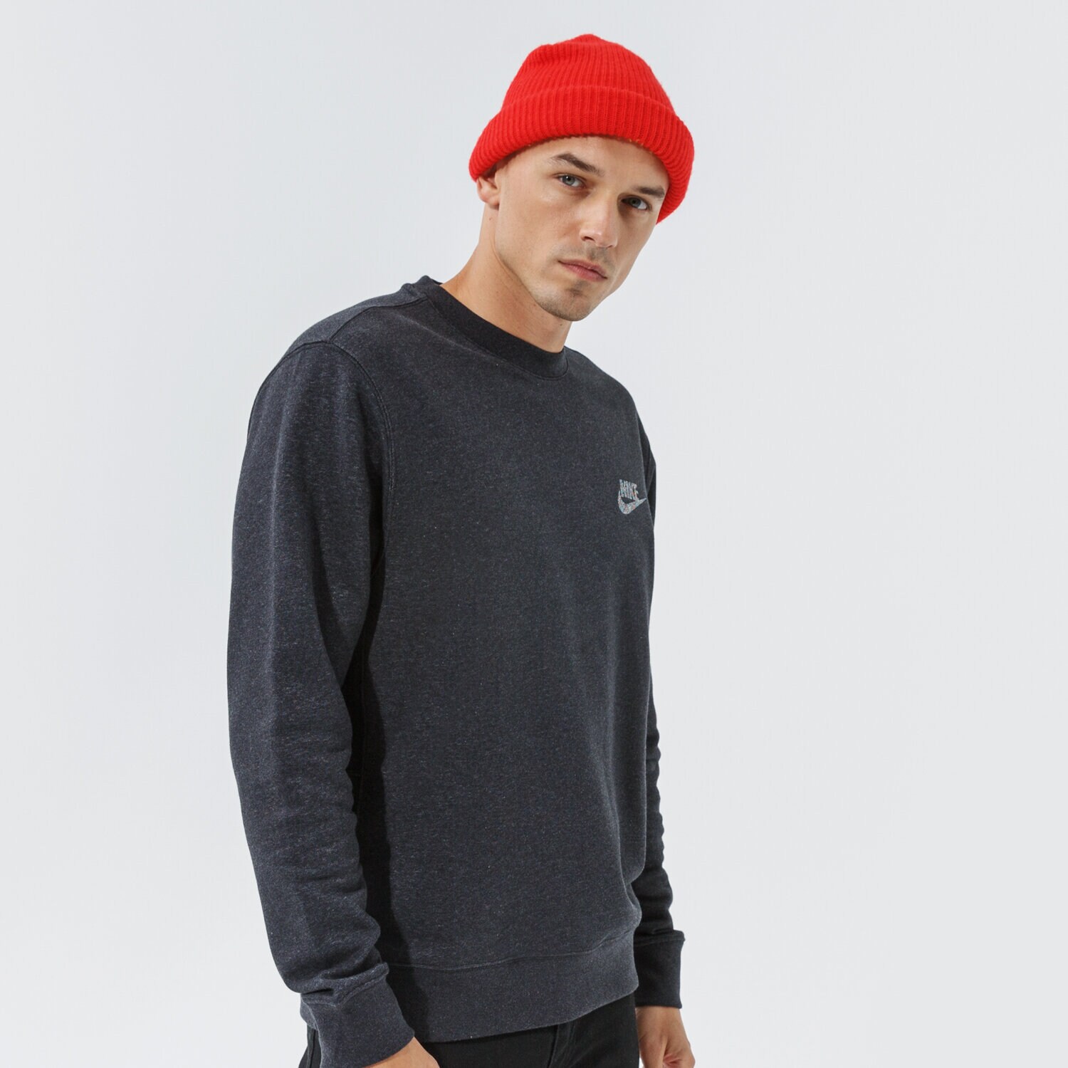 Bărbați bluză NIKE BLUZĂ M NSW SPE+ SB CRW REVIVAL DD7045-010 Negru