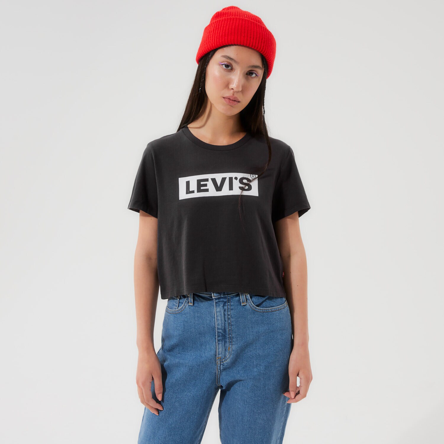 Femei tricou LEVI'S TRICOU THE PERFECT TEE 17369-1506 Negru