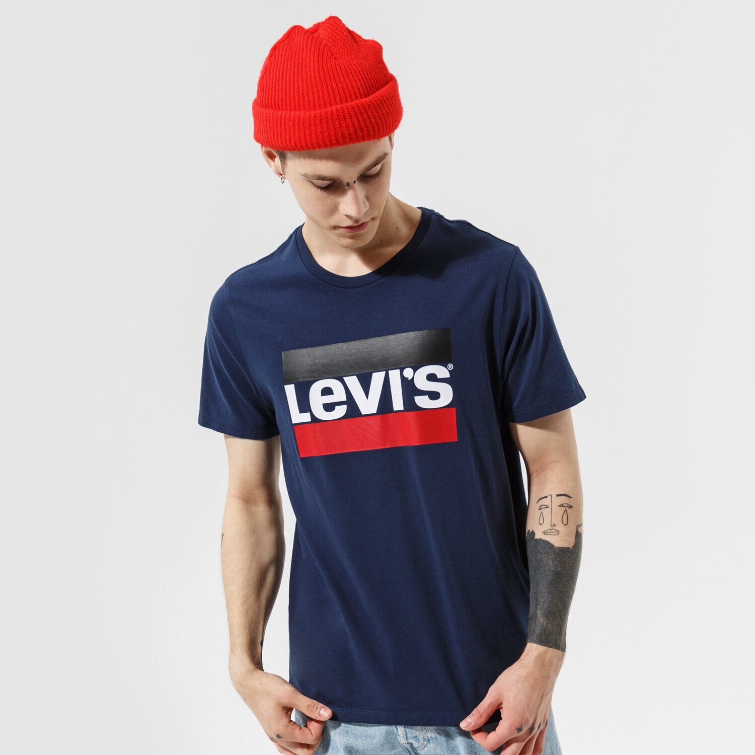 Bărbați tricou LEVI'S TRICOU SPORTSWEAR LOGO GRAPHIC 396360003 Bleumarin