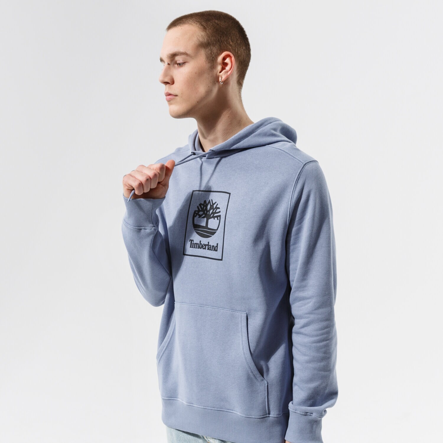 Bărbați bluză TIMBERLAND BLUZĂ CU GLUGĂ TREE LOGO HOODED TEMPEST TB0A5PHMCA01 Albastru
