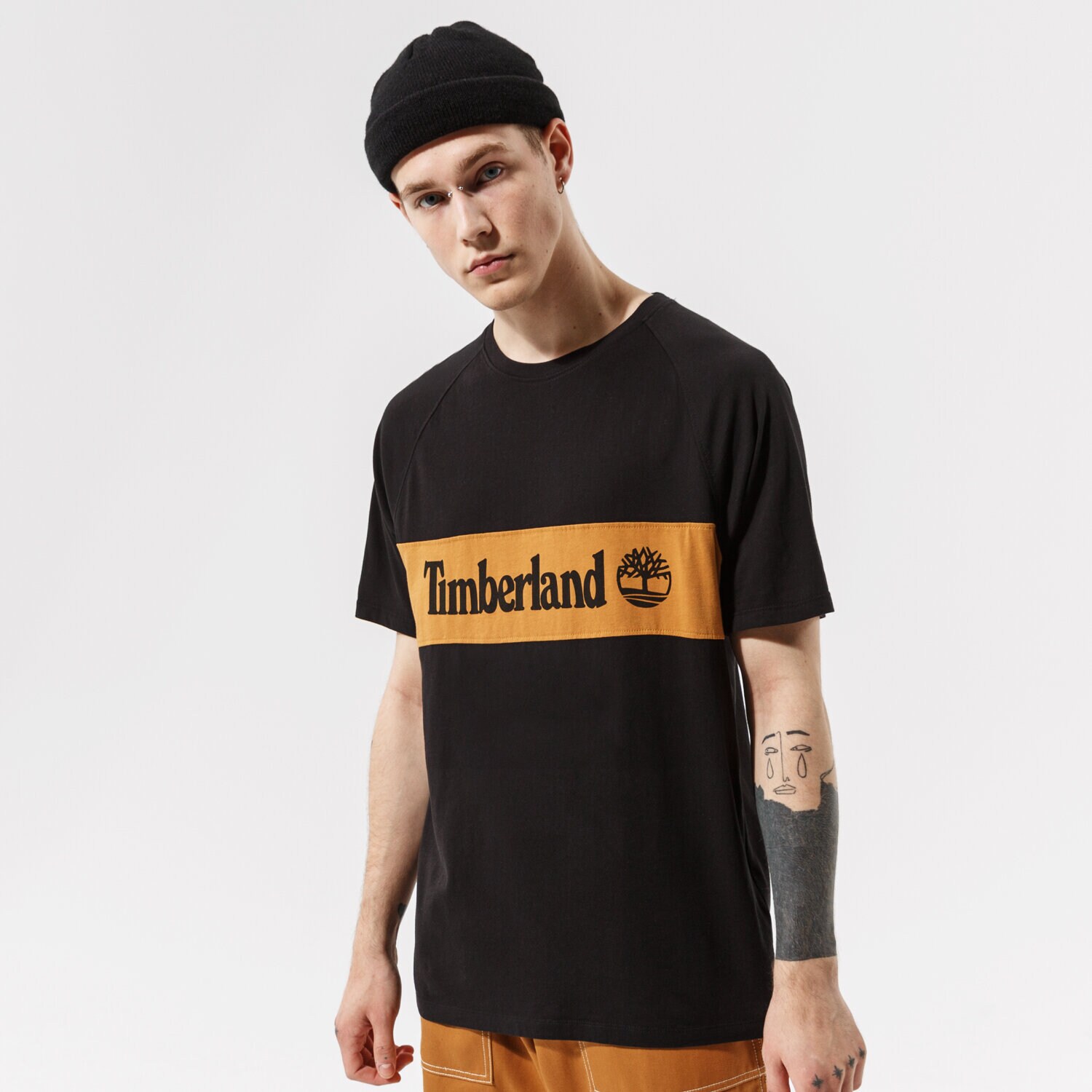 Bărbați tricou TIMBERLAND TRICOU YC SS CUT & SEW TEE TB0A22K40011 Negru