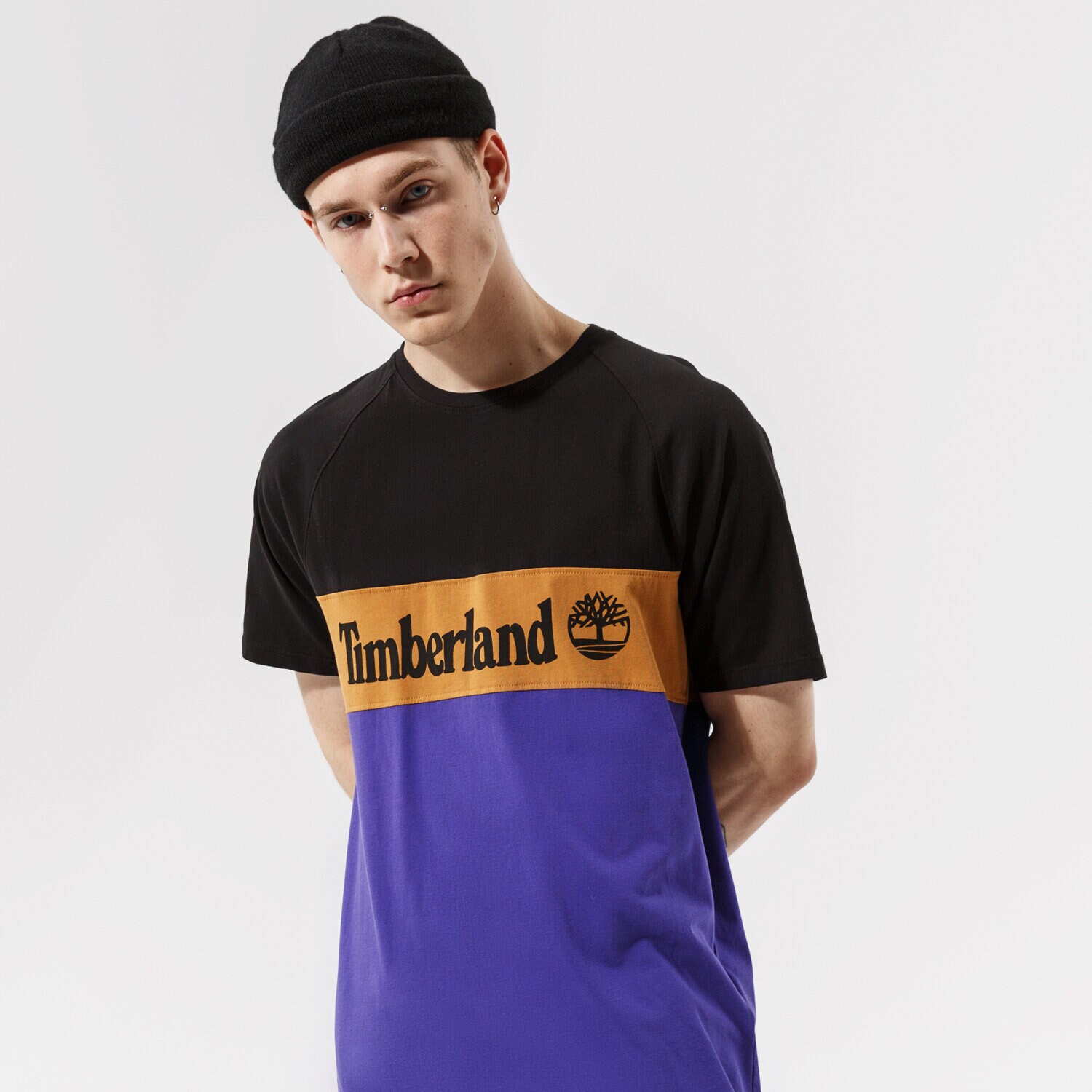 Bărbați tricou TIMBERLAND TRICOU YC SS CUT & SEW TEE TB0A22K4CE11 Violet