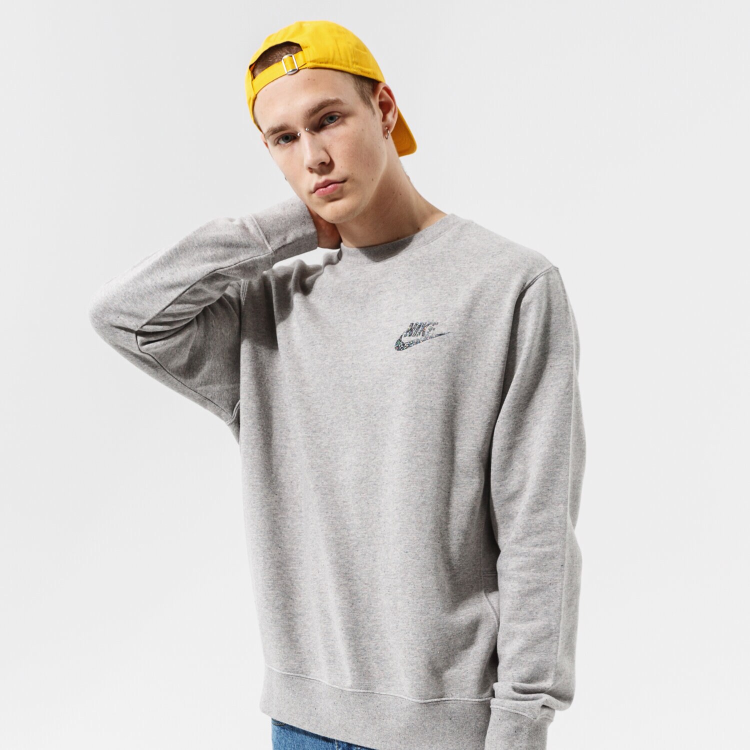 Bărbați bluză NIKE BLUZĂ M NSW SPE+ SB CRW REVIVAL DD7045-902 Bej
