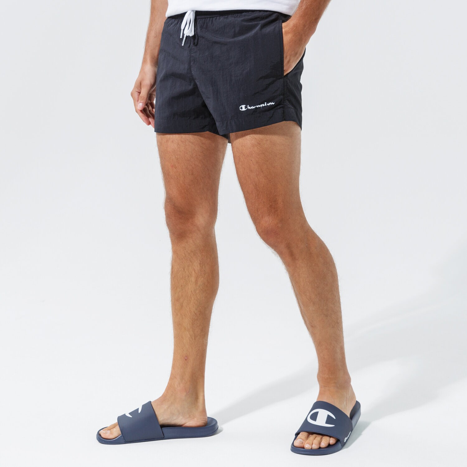 Femei pantaloni scurți CHAMPION PANTALONI SCURȚI BEACHSHORT 216074KK001 Negru