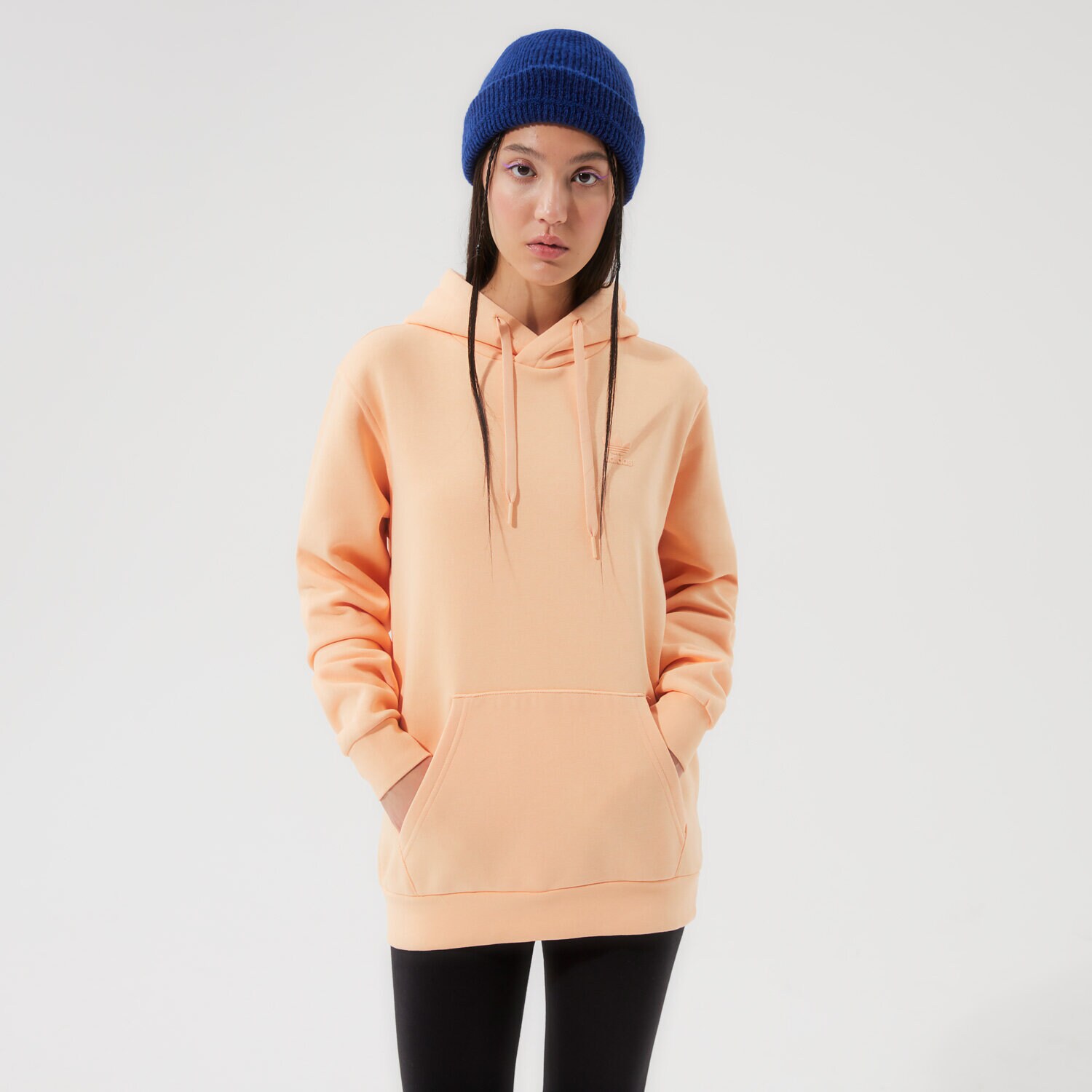 Femei bluză ADIDAS BLUZĂ CU GLUGĂ MM TREF FB OH H09144 Portocaliu