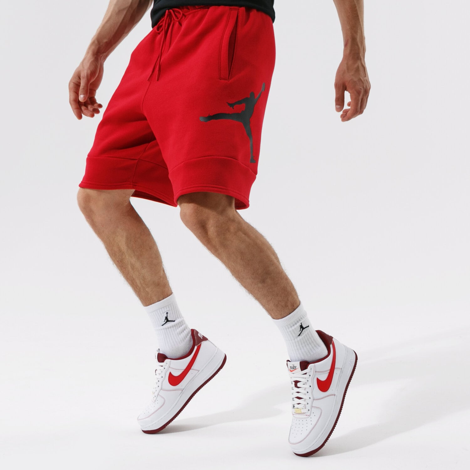 Femei pantaloni scurți JORDAN PANTALONI SCURȚI JUMPMAN AIR CK6707-687 Roșu