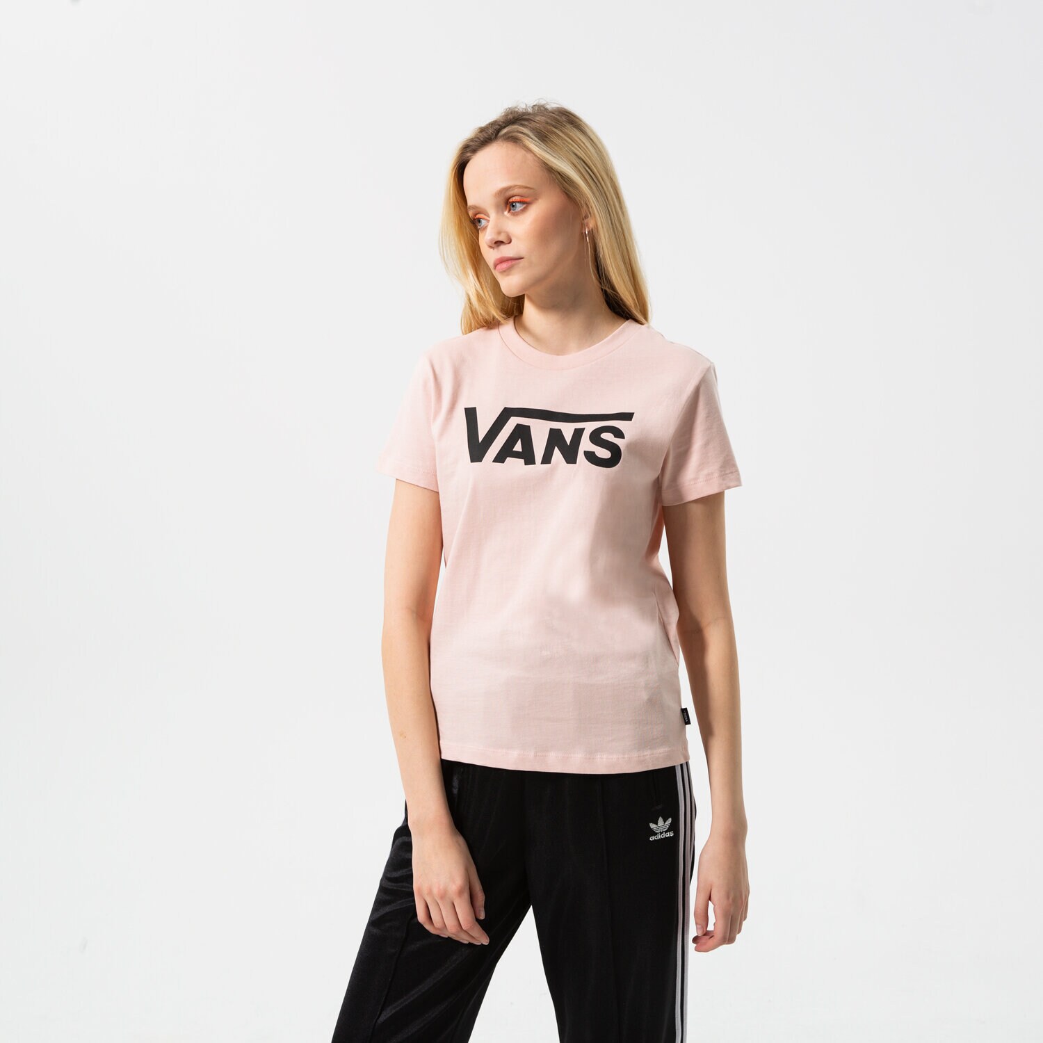 Femei tricou VANS TRICOU WM FLYING V CREW TEE VN0A3UP4YRR1 Roz
