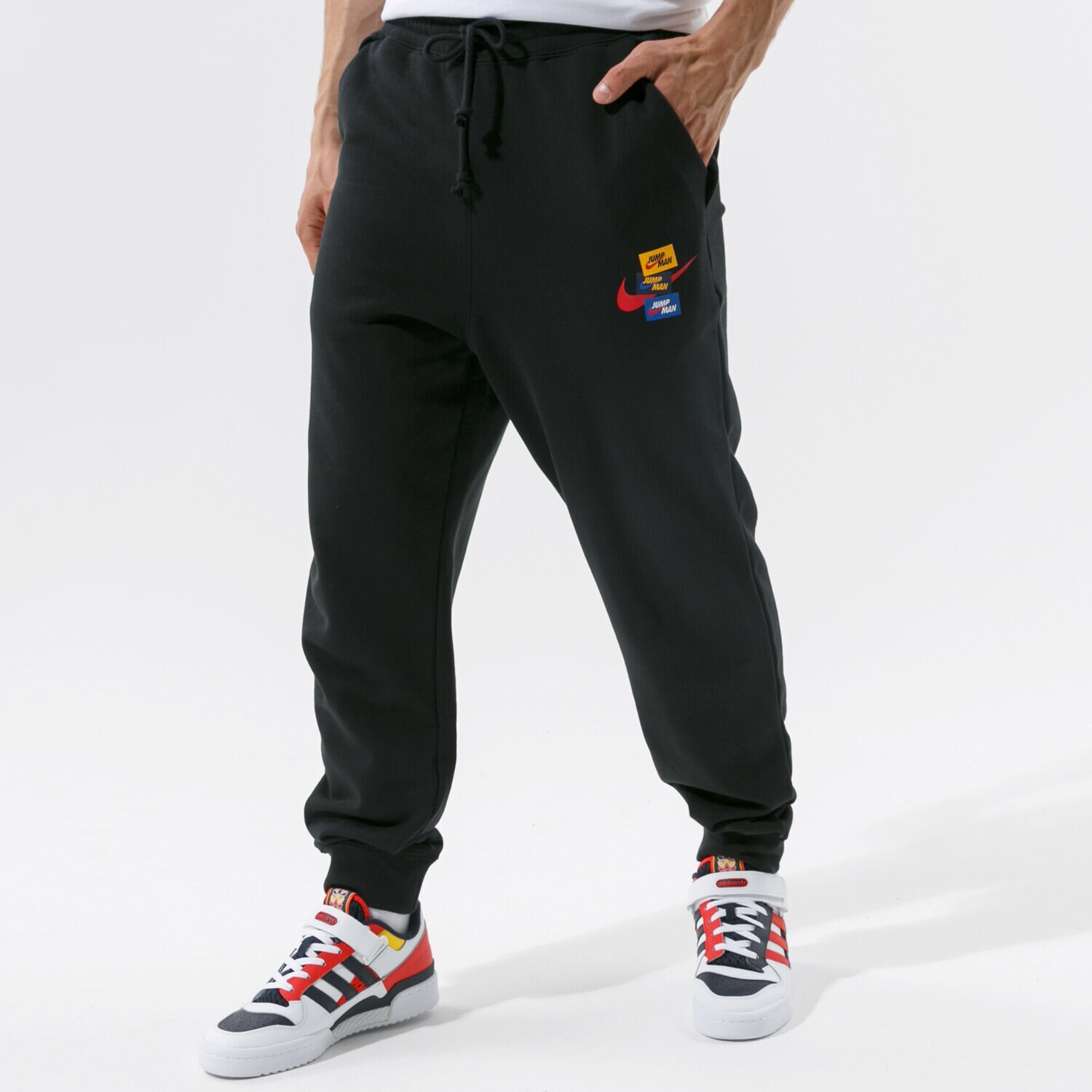 Bărbați pantaloni JORDAN PANTALONI  M J JMPMN FLC PANT DH7724-010 Negru