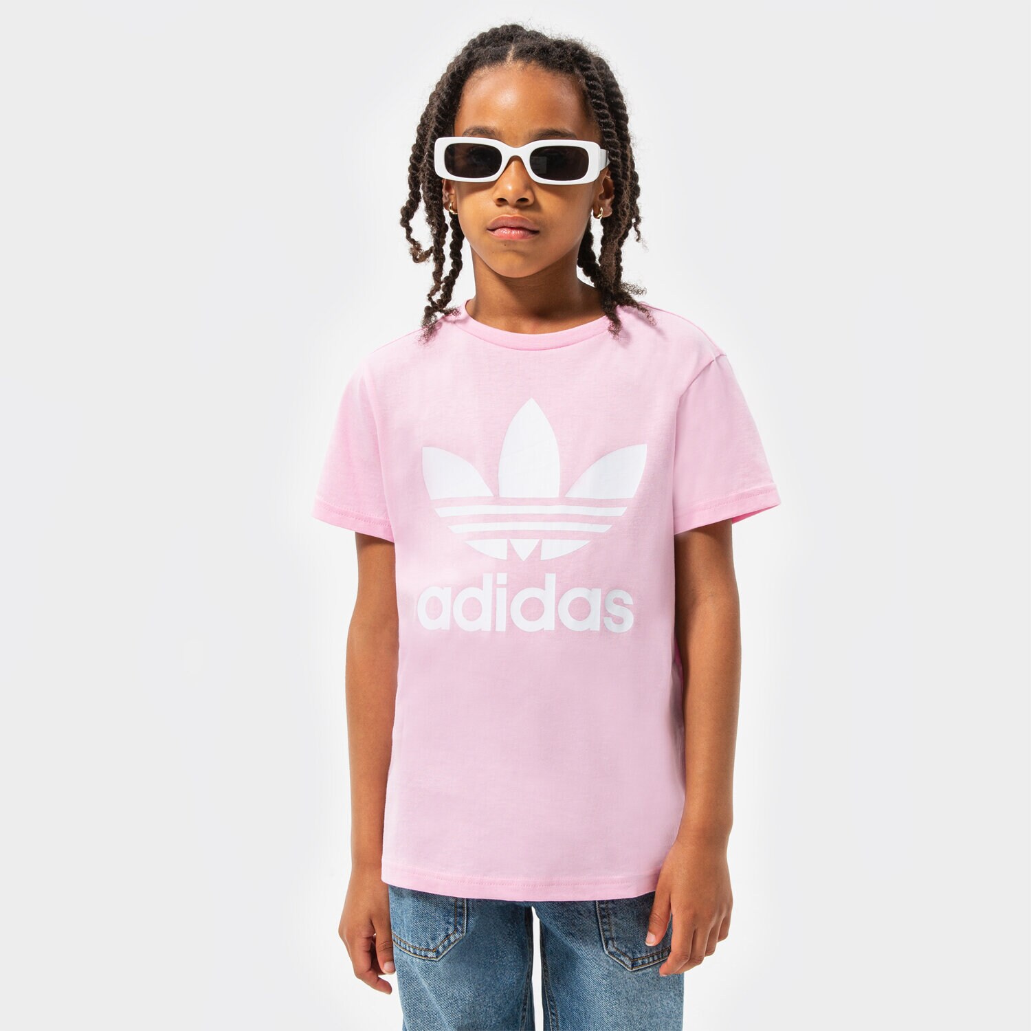 Copii tricou ADIDAS TRICOU TREFOIL GIRL HC9585 Roz