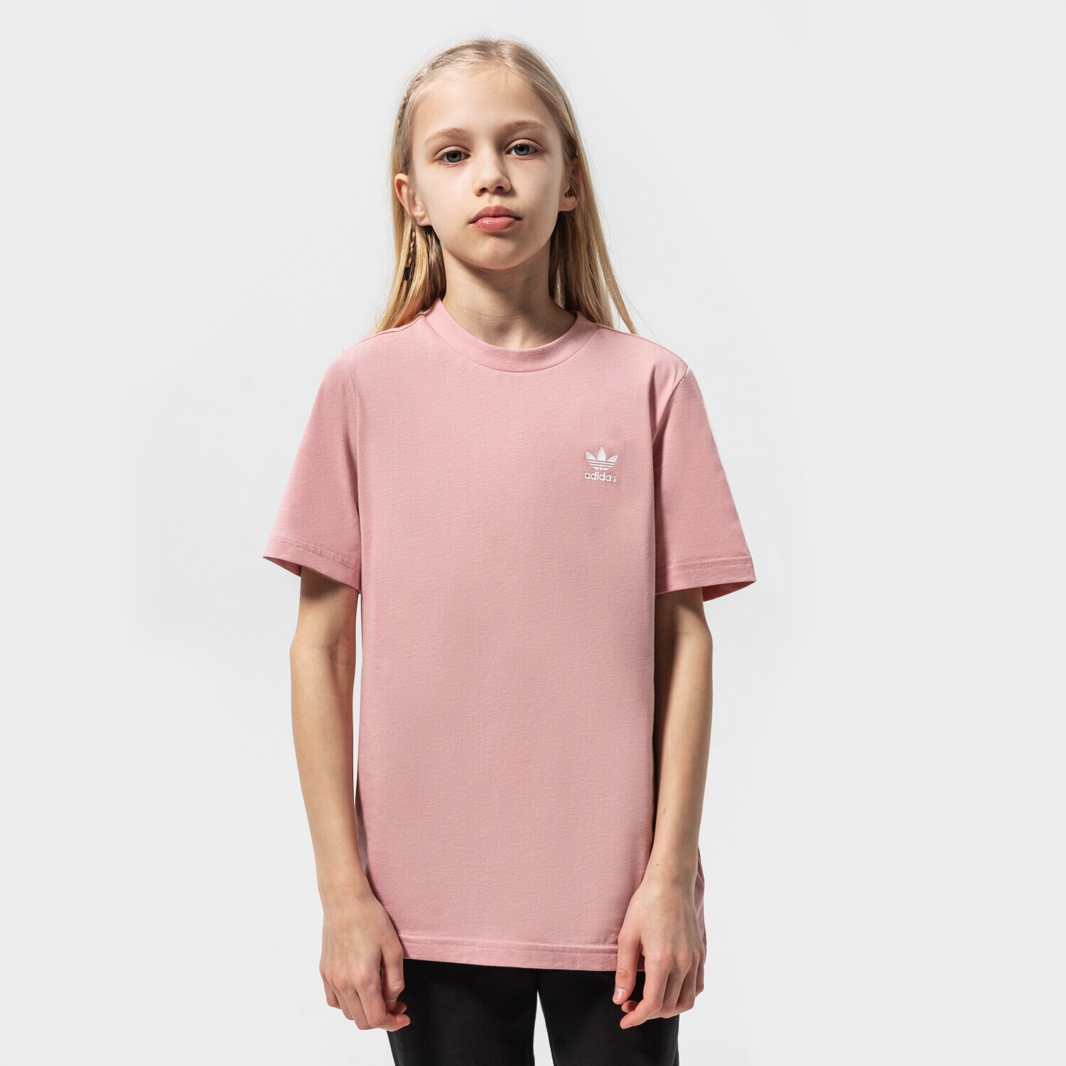 Copii tricou ADIDAS TREFOIL ESSENTIAL TRICOU JUNIOR GIRL HD2059 Roz