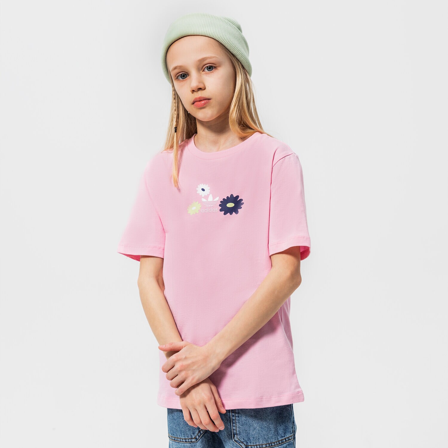 Copii tricou ADIDAS TRICOU TEE GIRL HF7466 Roz