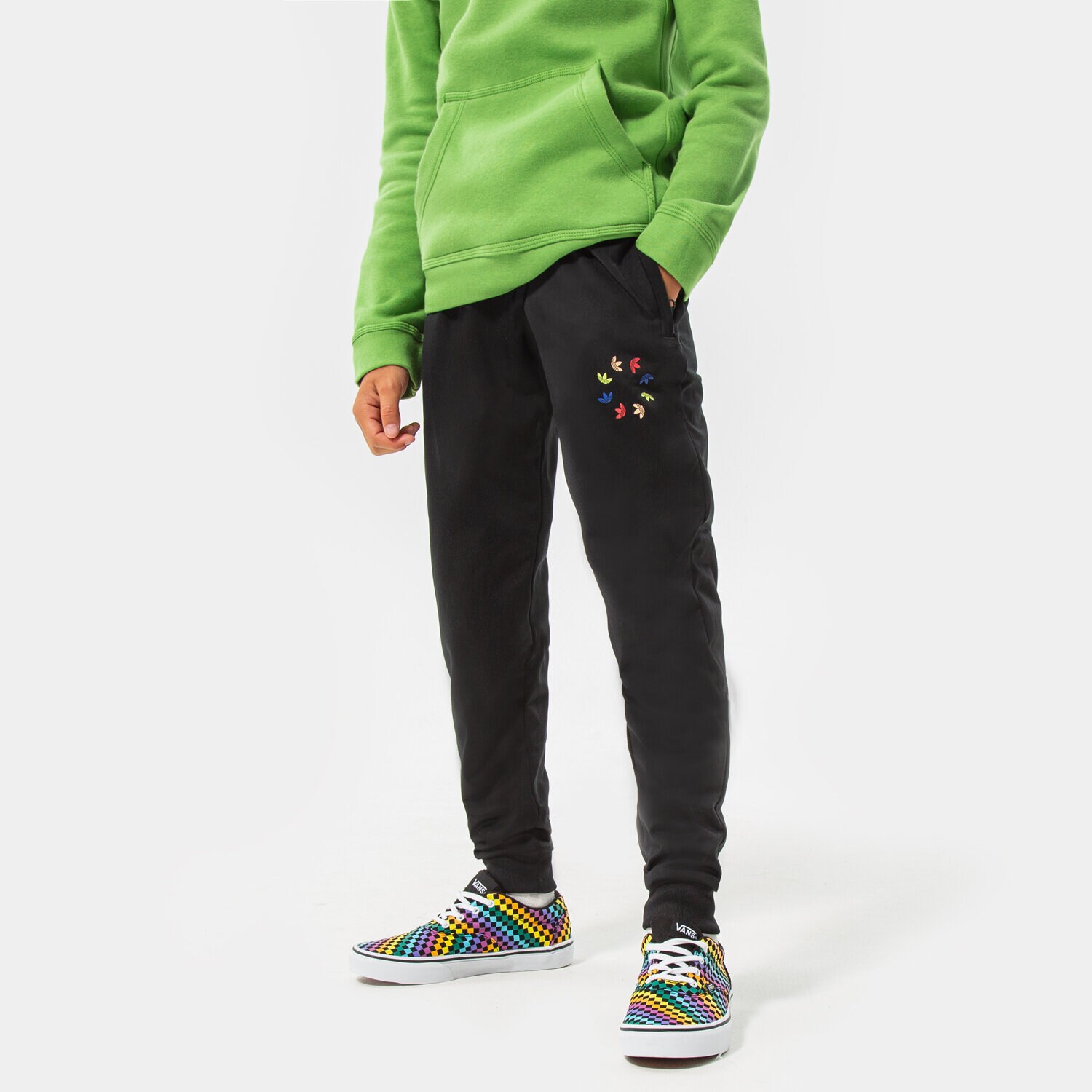 Pantaloni pentru copii ADIDAS PANTALONI TRACK PANTS BOY HB9468 Negru