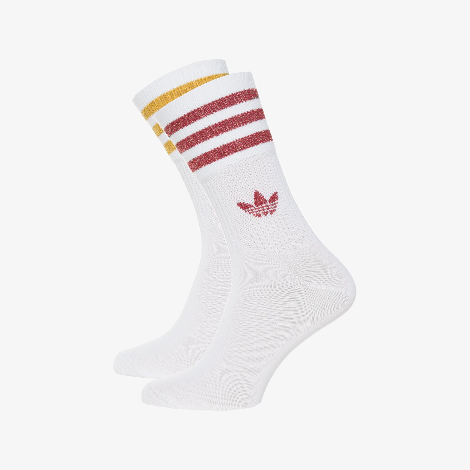 Femei șosete ADIDAS ȘOSETE MID CUT GLT SCK 2PACK  HC9563 Alb