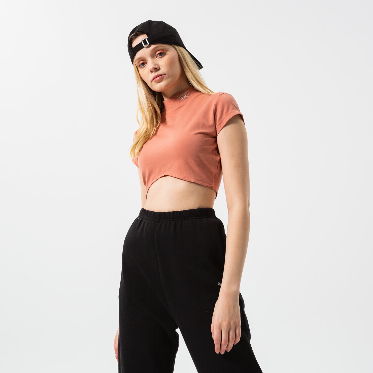 Femei tricou REEBOK TRICOU CL WDE TIGHT SS TOP HB8653 Portocaliu