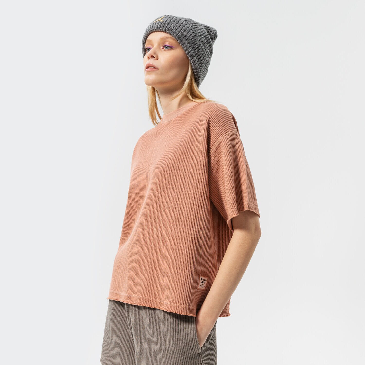 Femei tricou REEBOK TRICOU CL RBK ND WAFFLE TEE H49291 Roz