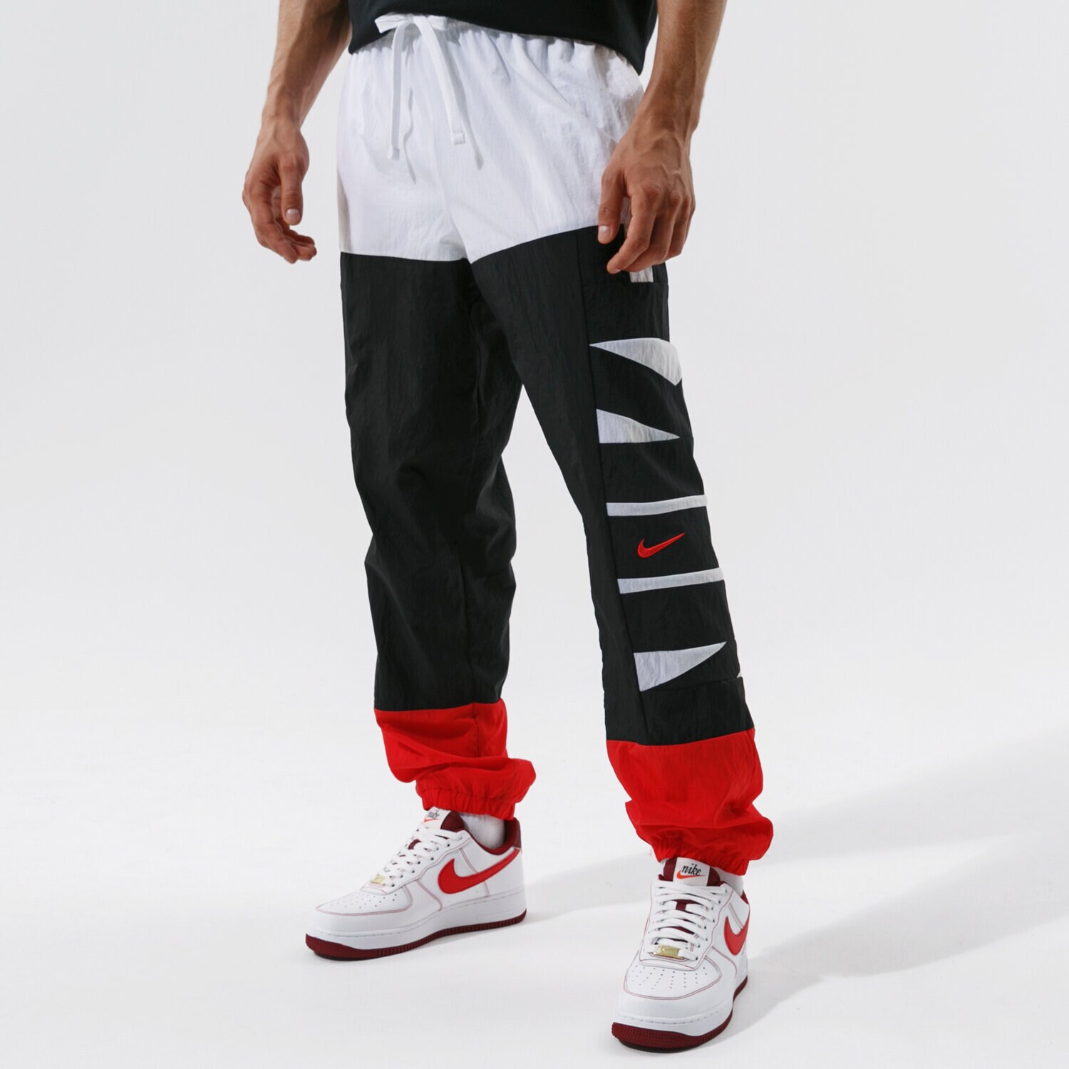 Bărbați pantaloni NIKE PANTALONI  DRI-FIT STARTING 5 NBA CW7351-100 Alb