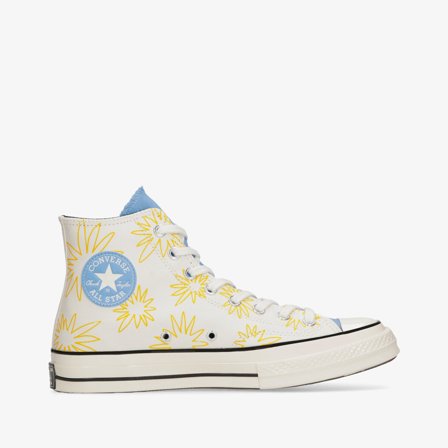 Barbați pantofi sport CONVERSE CHUCK 70 BE NICE FLORAL 172863C Alb