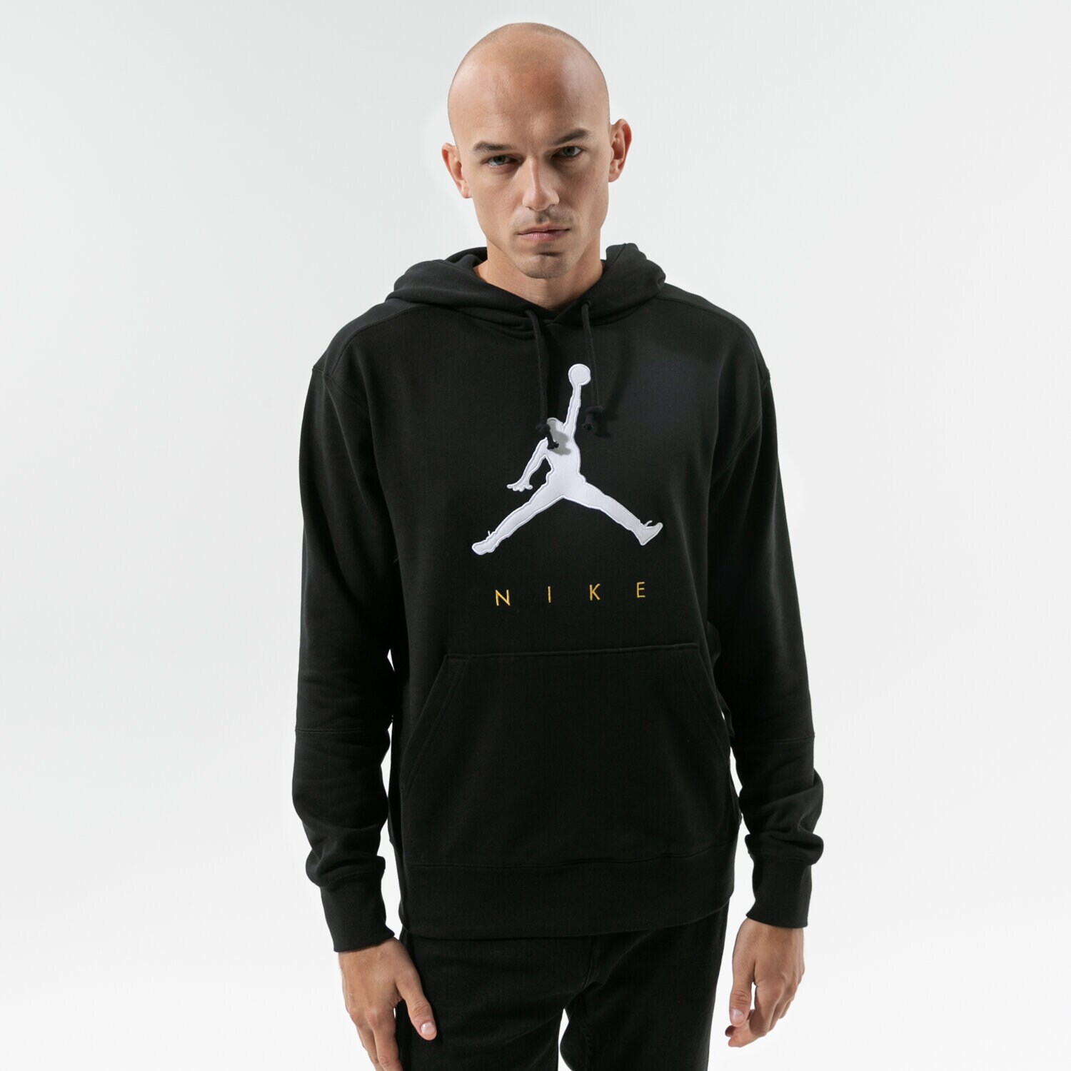 Bărbați bluză JORDAN BLUZĂ CU GLUGĂ M J JMPMN FLC PO HOODIE DA7192-010 Negru