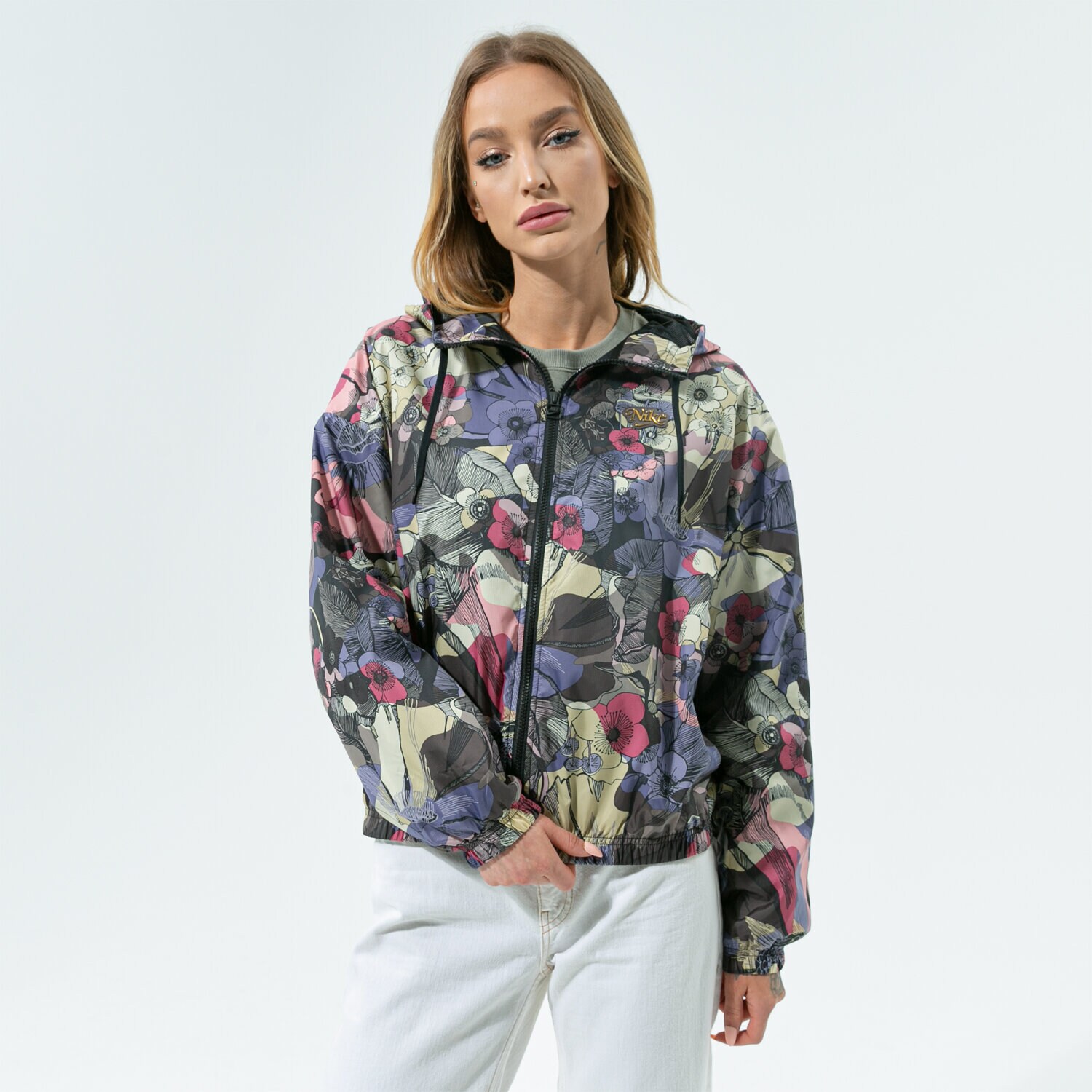 Femei jachetă NIKE JACHETĂ W NSW FEMME JKT WVN CZ9290-004 Mulicolor
