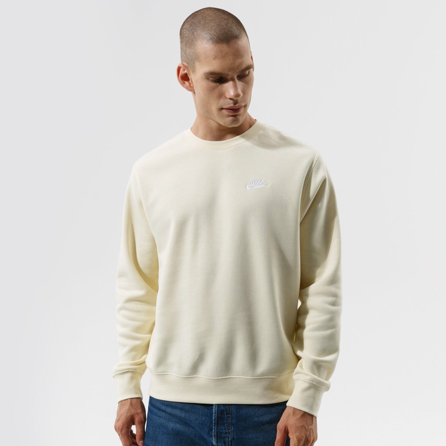 Bărbați bluză NIKE BLUZĂ SPORTSWEAR CLUB BV2662-113 Galben