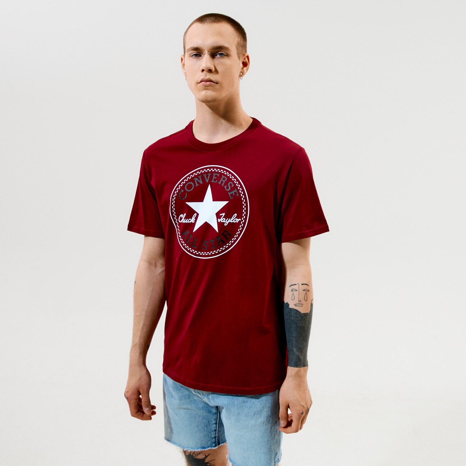 Bărbați tricou CONVERSE TRICOU SS CHUCK PATCH TEE