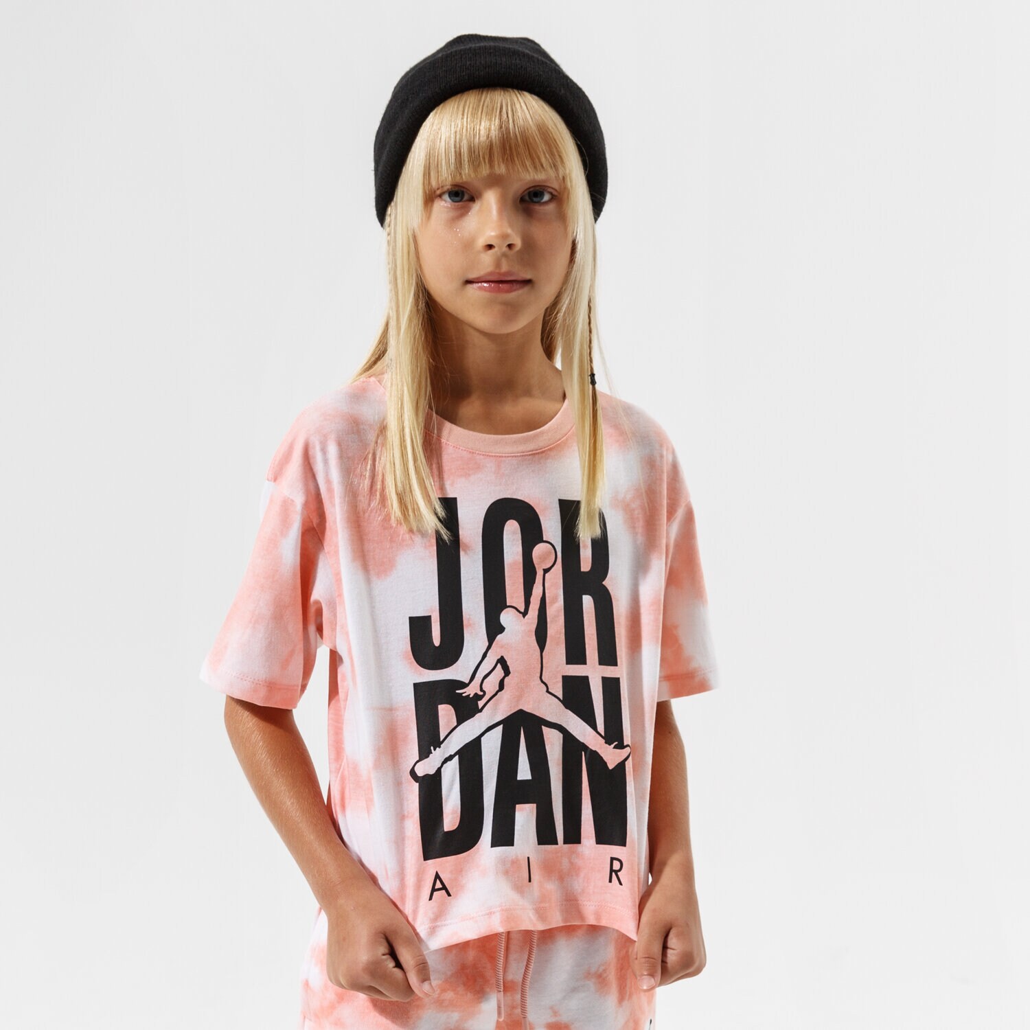Copii tricou JORDAN TRICOU JORDAN GIRL TIE DYE BOXY TEE GIRL 45A764-N0Q Portocaliu