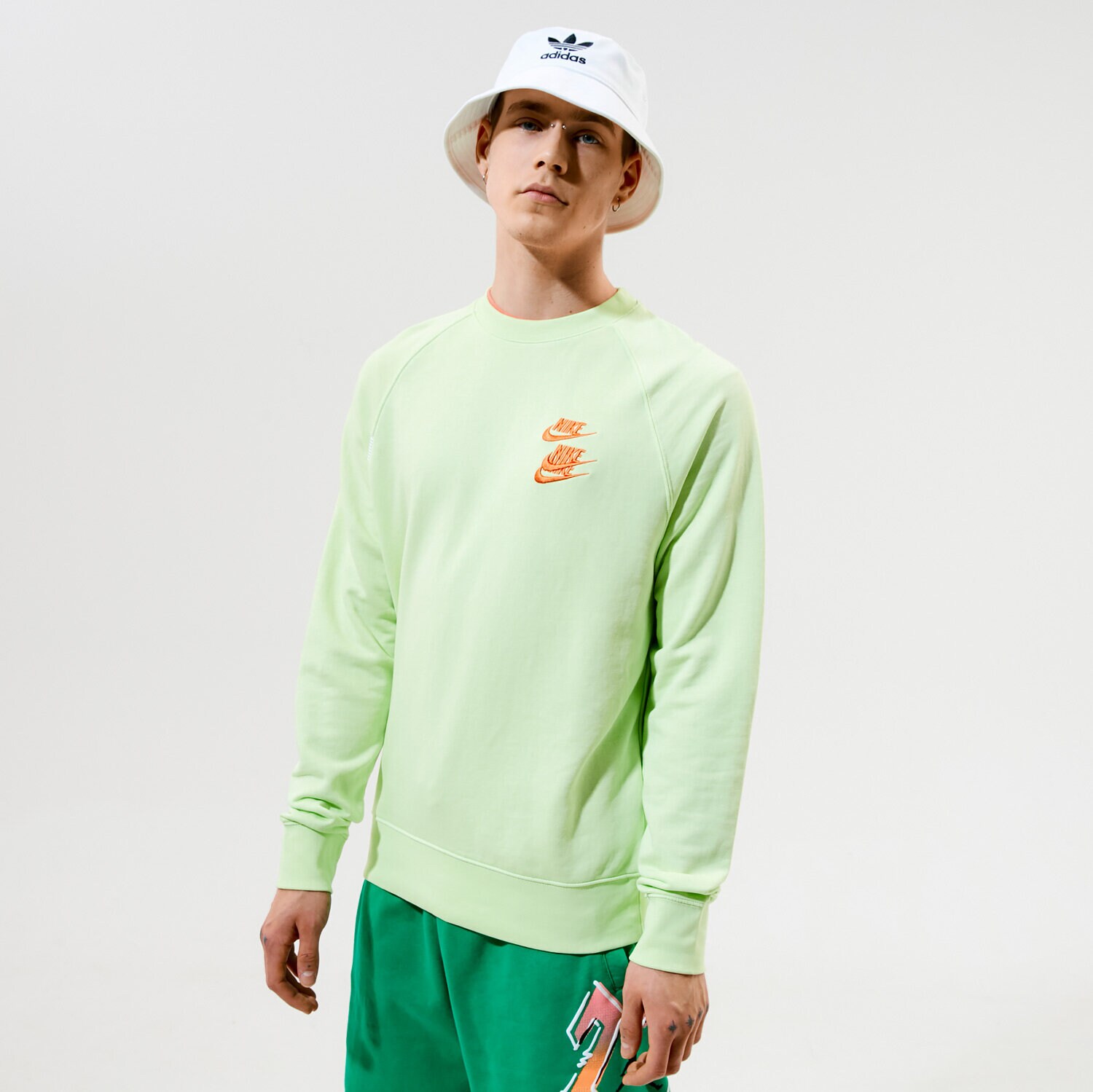 Bărbați bluză NIKE BLUZĂ SPORTSWEAR DD0882-383 Verde