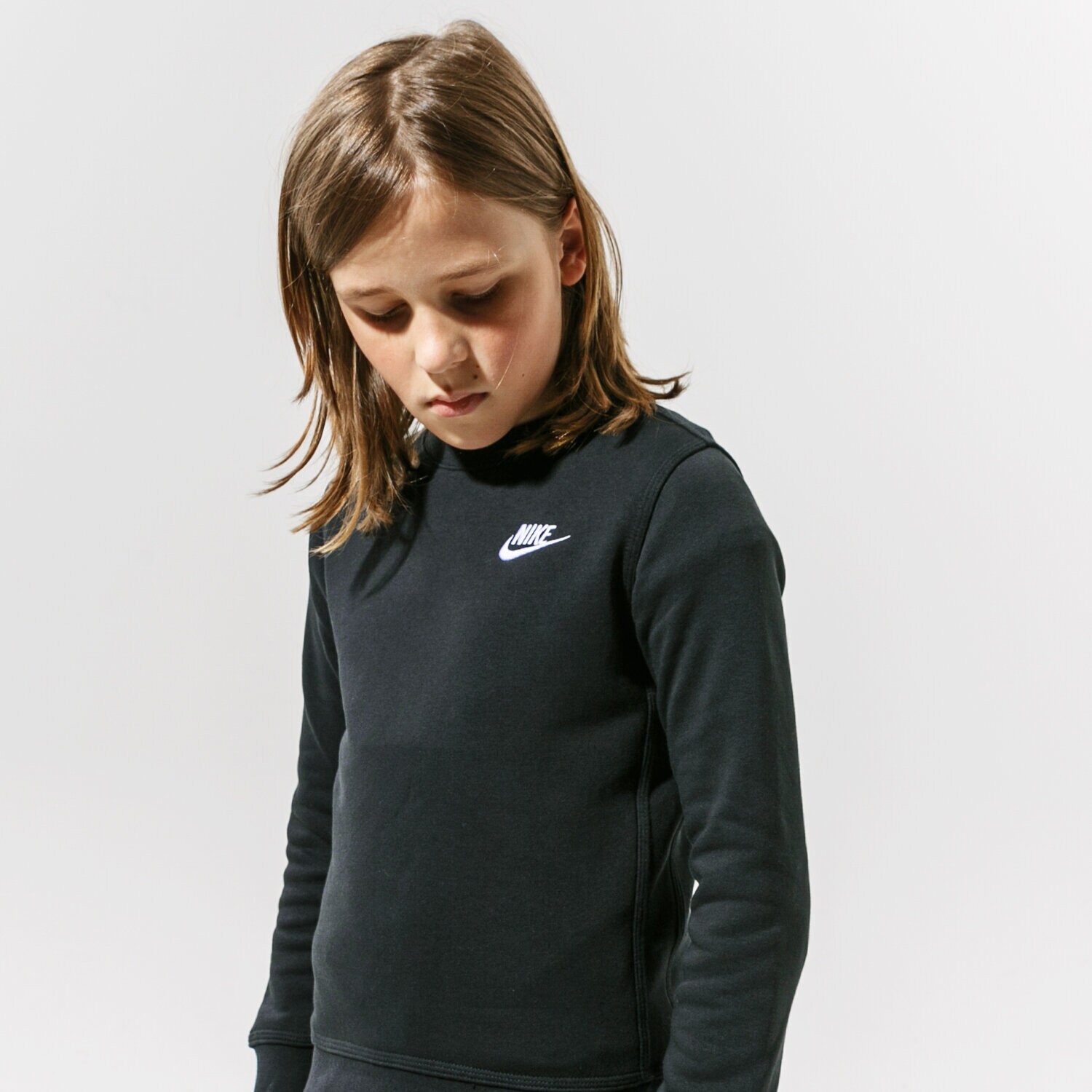 Copii bluză NIKE BLUZĂ SPORTSWEAR BOY DA0861-010 Negru
