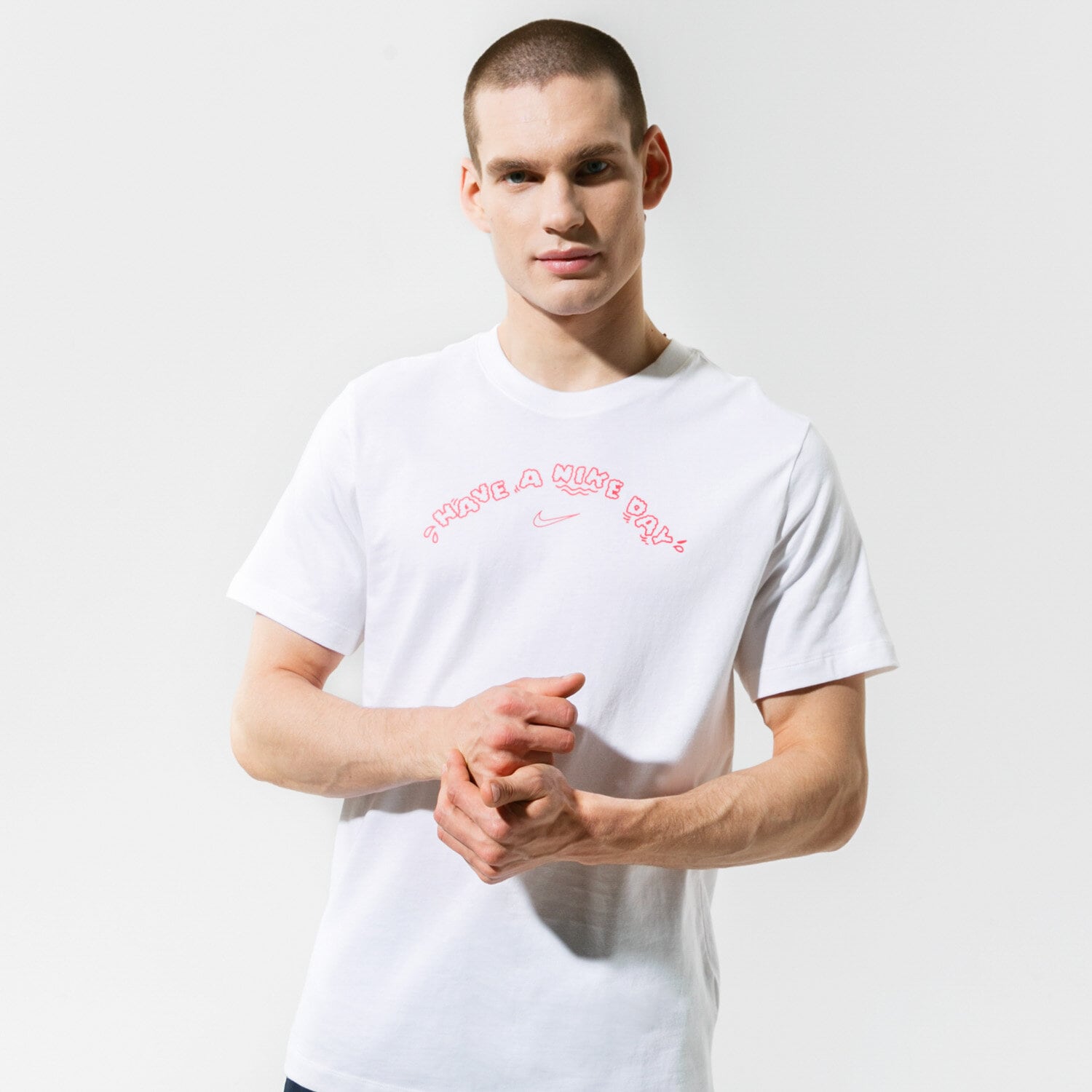 Bărbați tricou NIKE TRICOU M NSW TEE HAVE A NIKE DAY DD1264-100 Alb