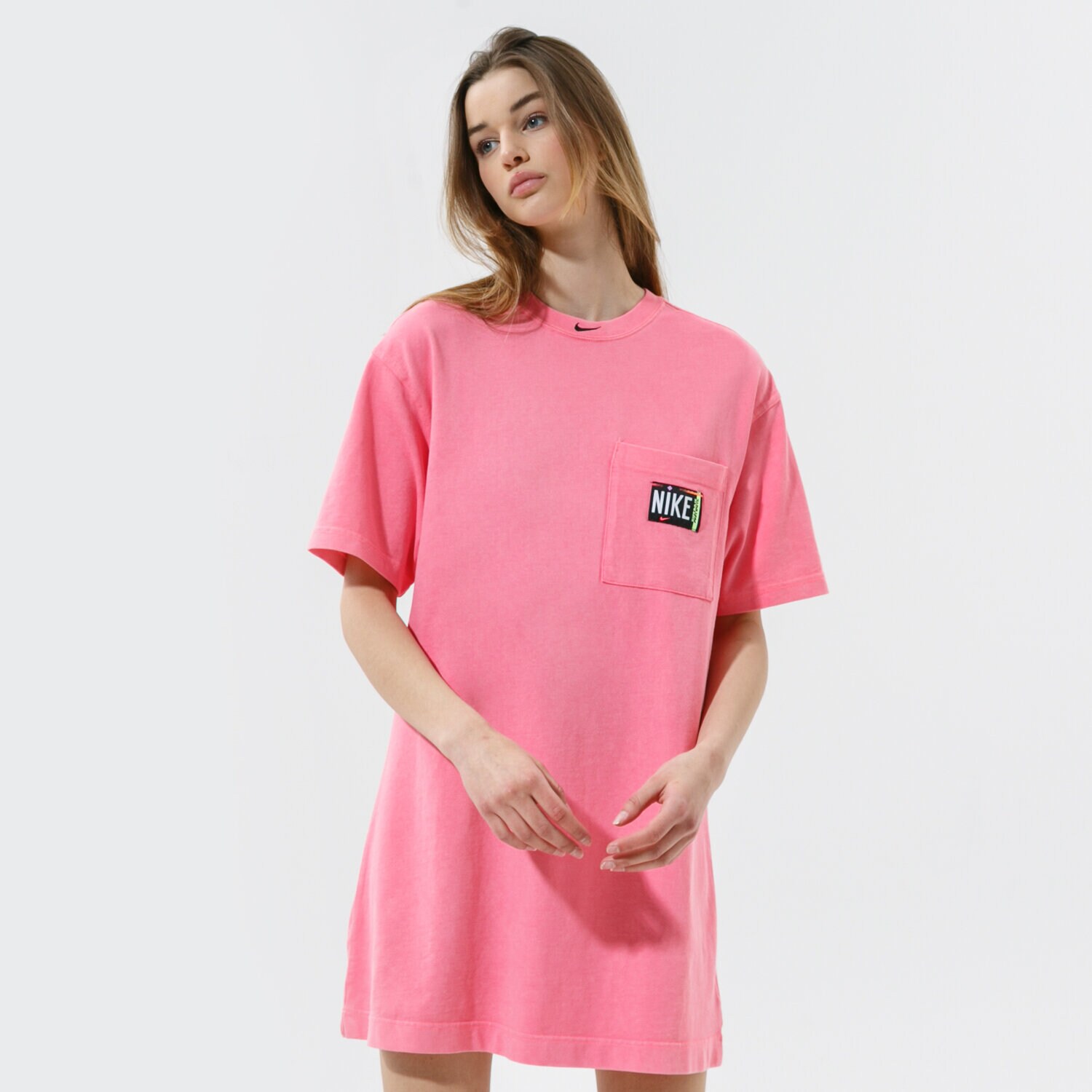 Femei rochii și fuste NIKE ROCHIE W NSW WASH DRSS CZ9862-675 Roz