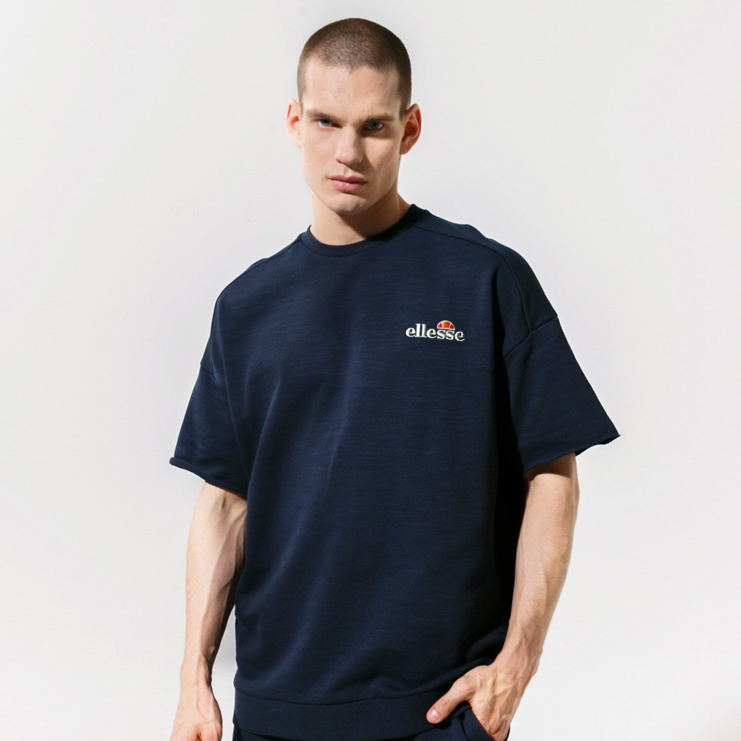 Bărbați tricou ELLESSE TRICOU NAVY SHJ11946429 Bleumarin