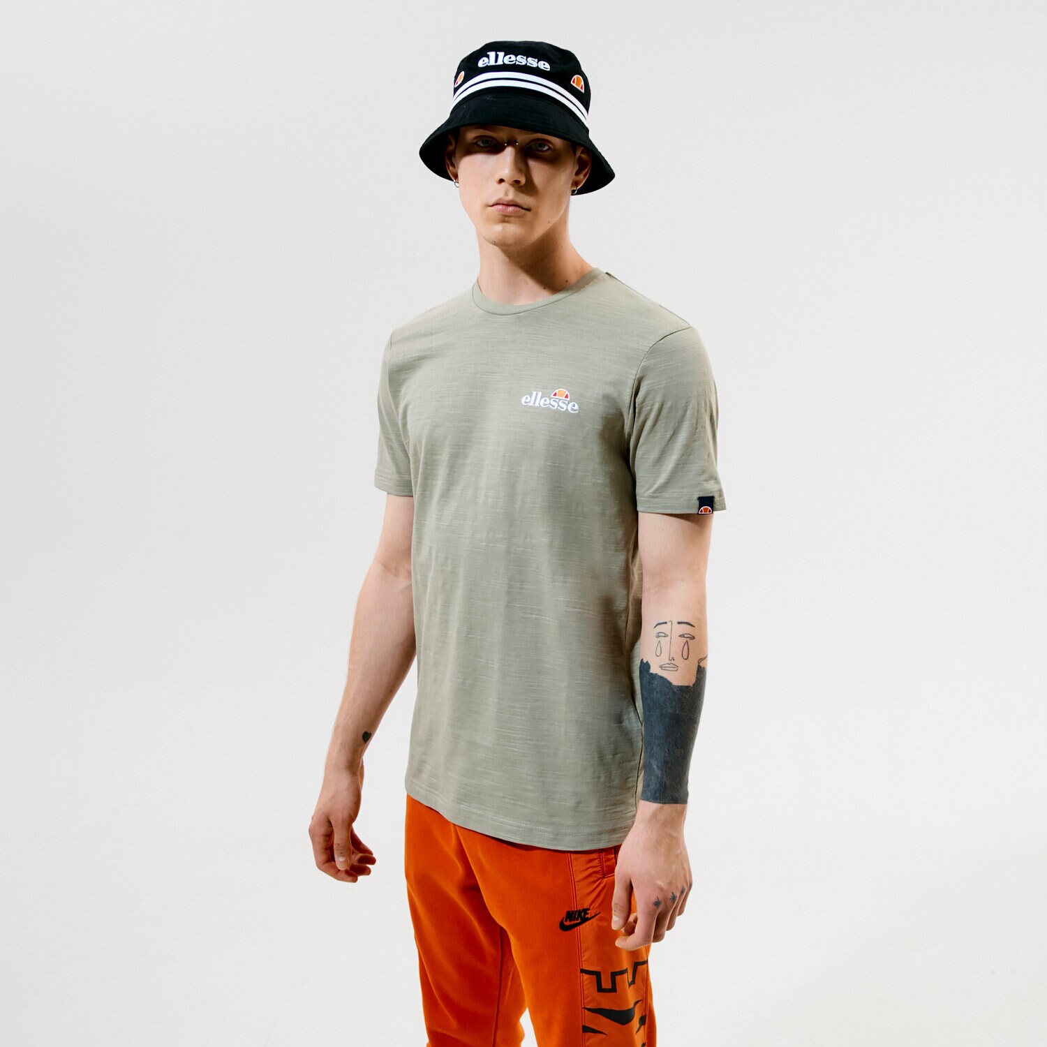 Bărbați tricou ELLESSE TRICOU MILLE TEE KHA SHJ11941506 Kaki