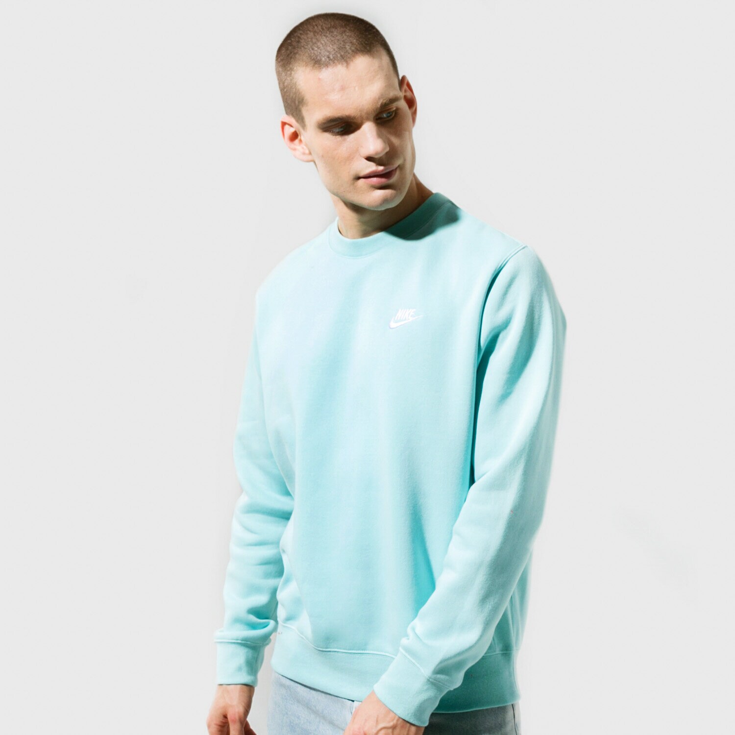 Bărbați bluză NIKE BLUZĂ SPORTSWEAR CLUB BV2662-382 Verde