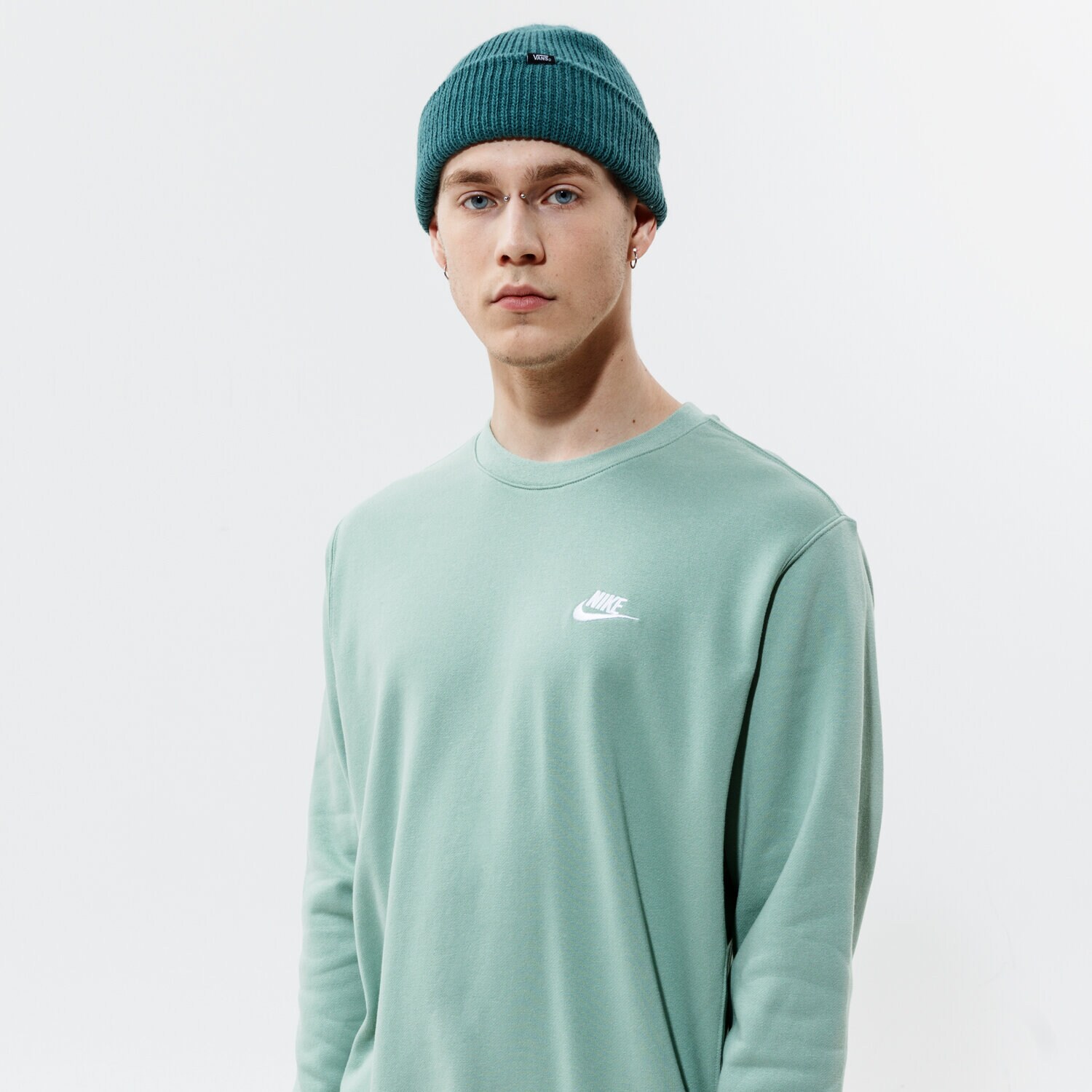 Bărbați bluză NIKE BLUZĂ SPORTSWEAR CLUB BV2666-006 Verde