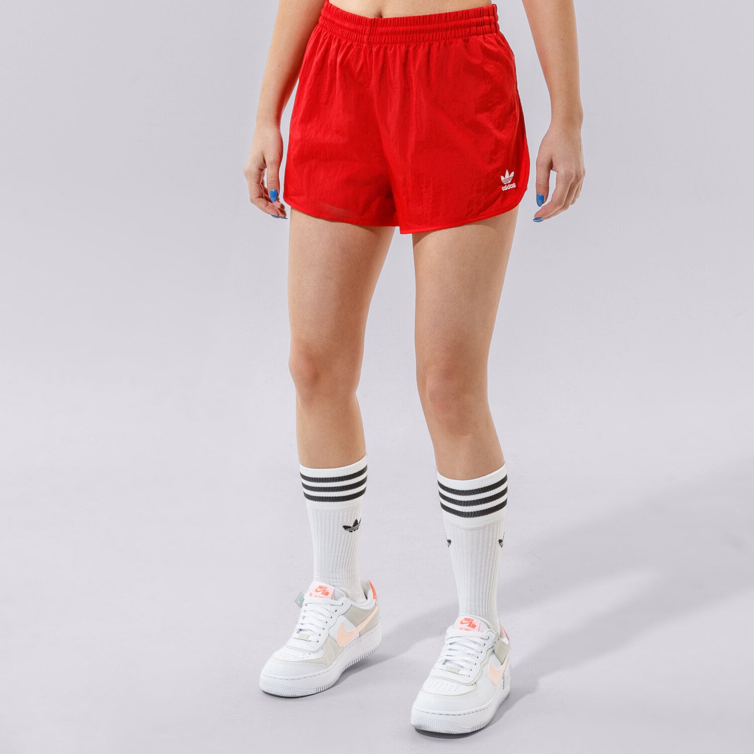 Femei pantaloni scurți ADIDAS PANTALONI SCURȚI 3STR SHORTS GN2886 Roșu