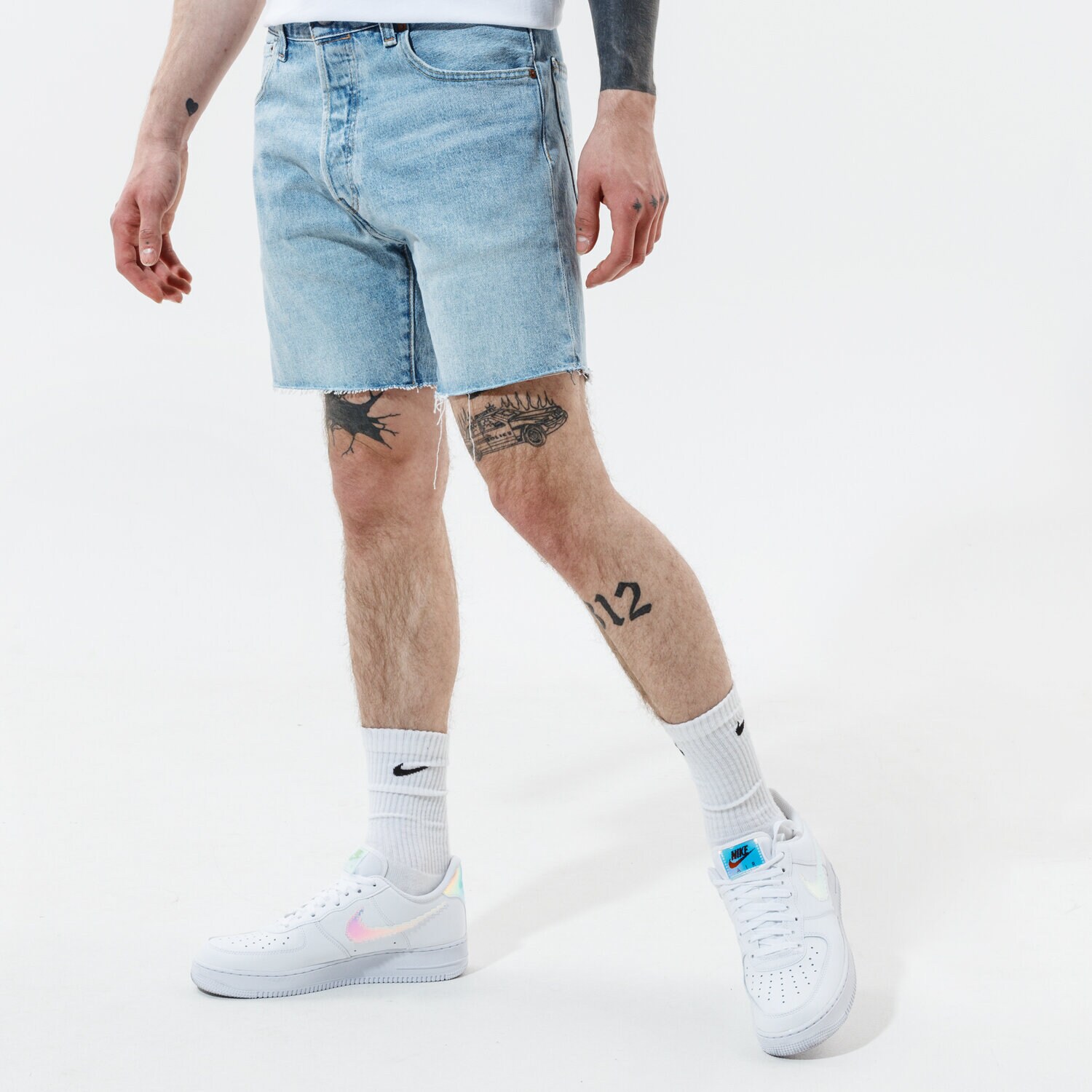 Femei pantaloni scurți LEVI'S PANTALONI  501 93 SHORTS 85221-0011 Albastru