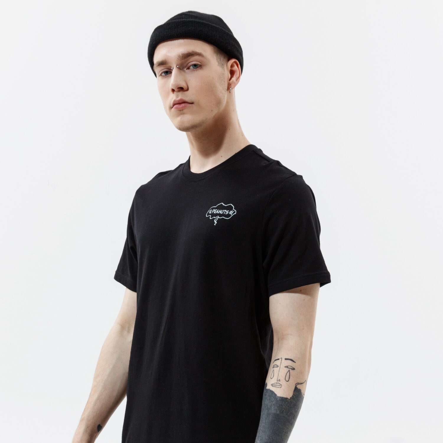 Bărbați tricou ELEMENT TRICOU PEANUTS SLIDE SS W1SSO3ELP3732 Negru