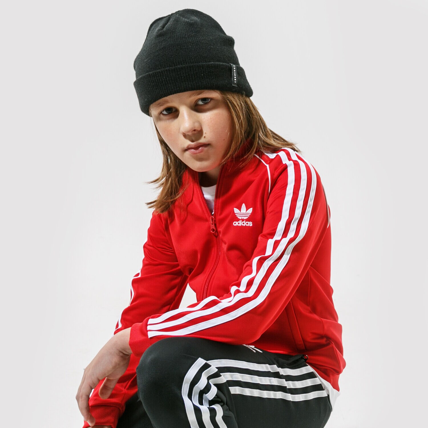 Copii bluză ADIDAS BLUZĂ SST TRACK TOP MM GN8449 Roșu
