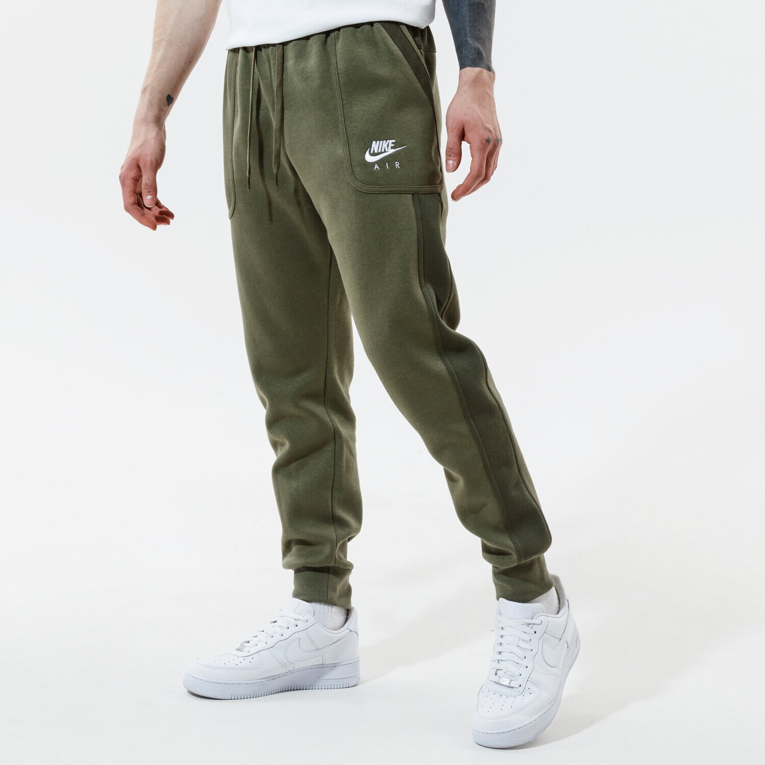 Bărbați pantaloni NIKE PANTALONI AIR DC4317-222 Kaki