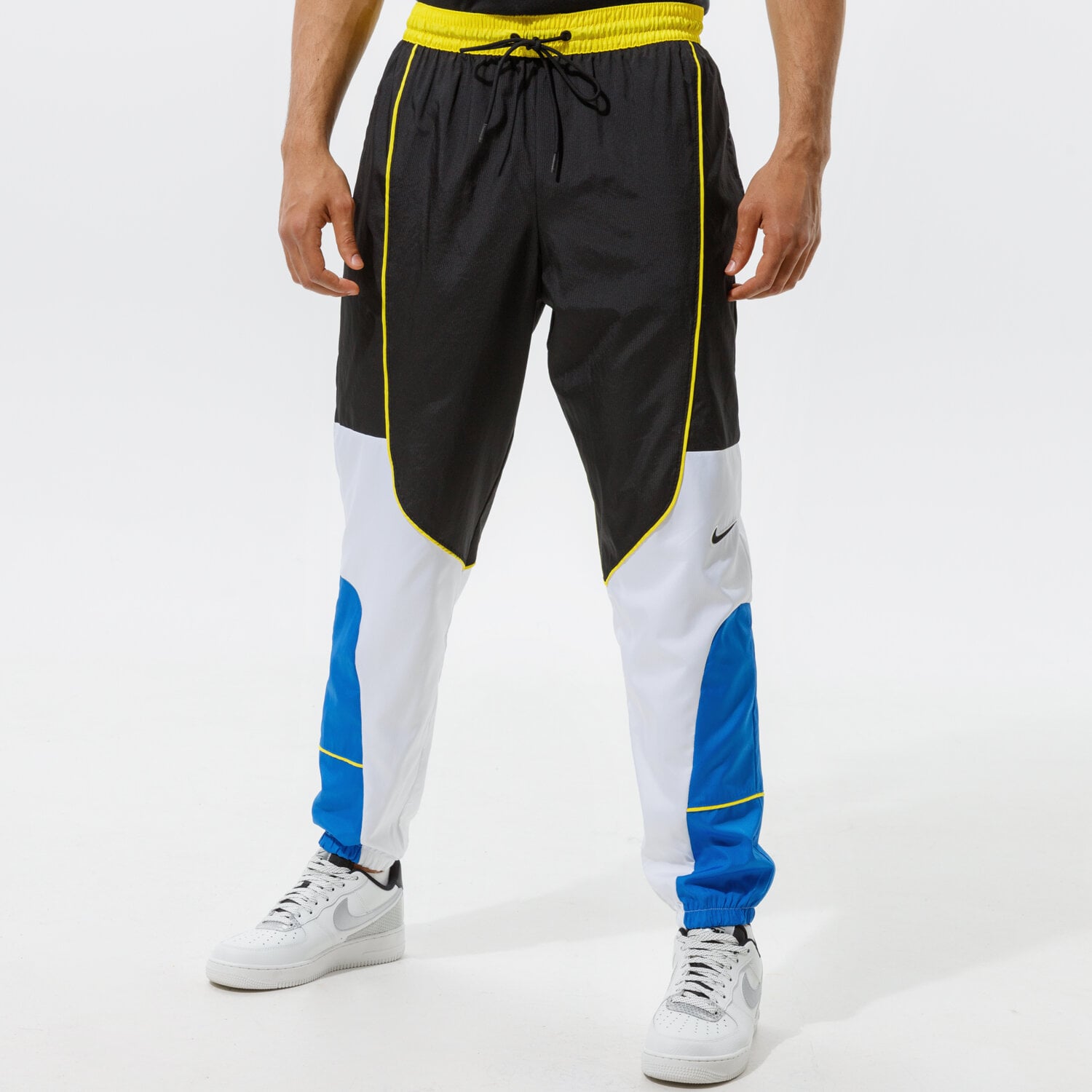 Bărbați pantaloni NIKE PANTALONI THROWBACK NBA CV1914-013 Negru
