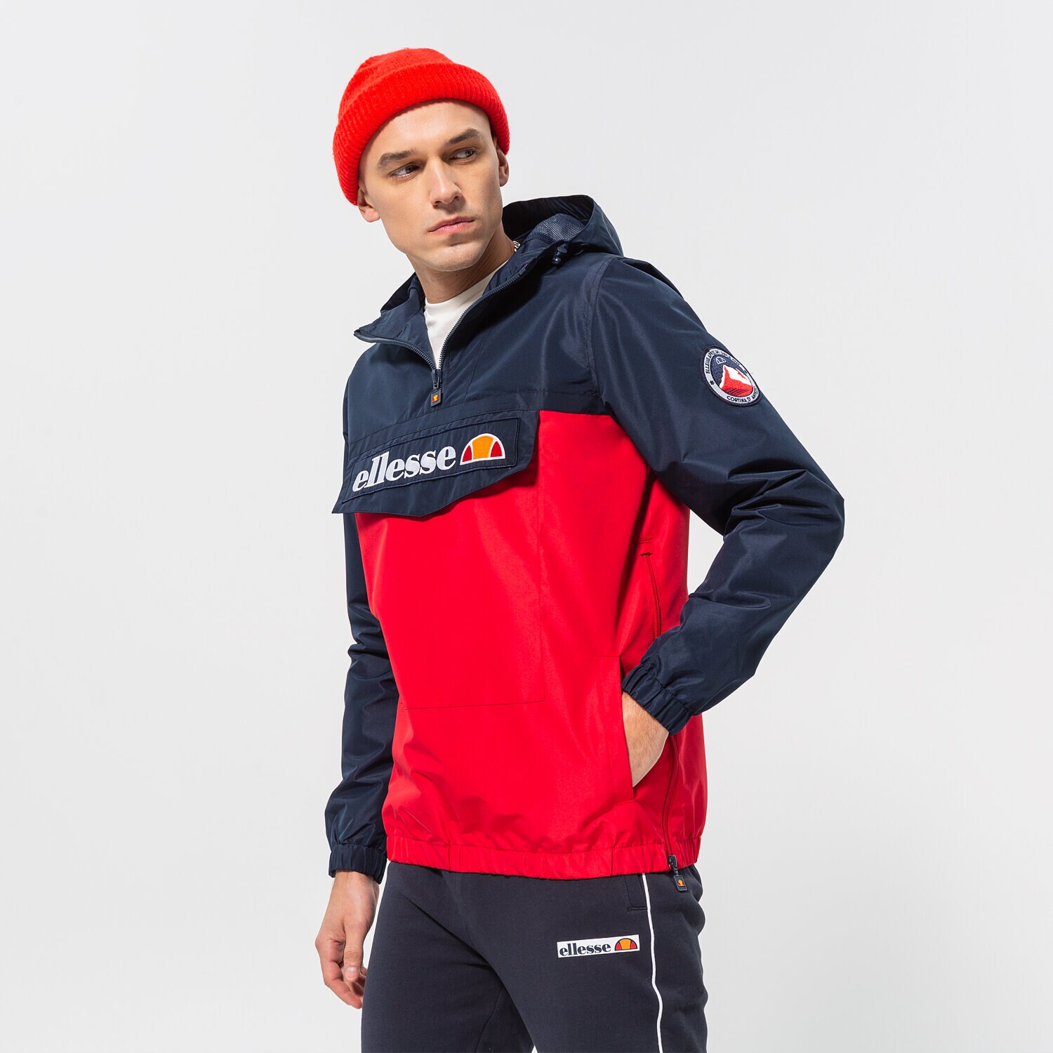 Bărbați eacă de iarnă ELLESSE JACHETĂ MONT 2 OH JACKET RED SHL06040823 Roșu